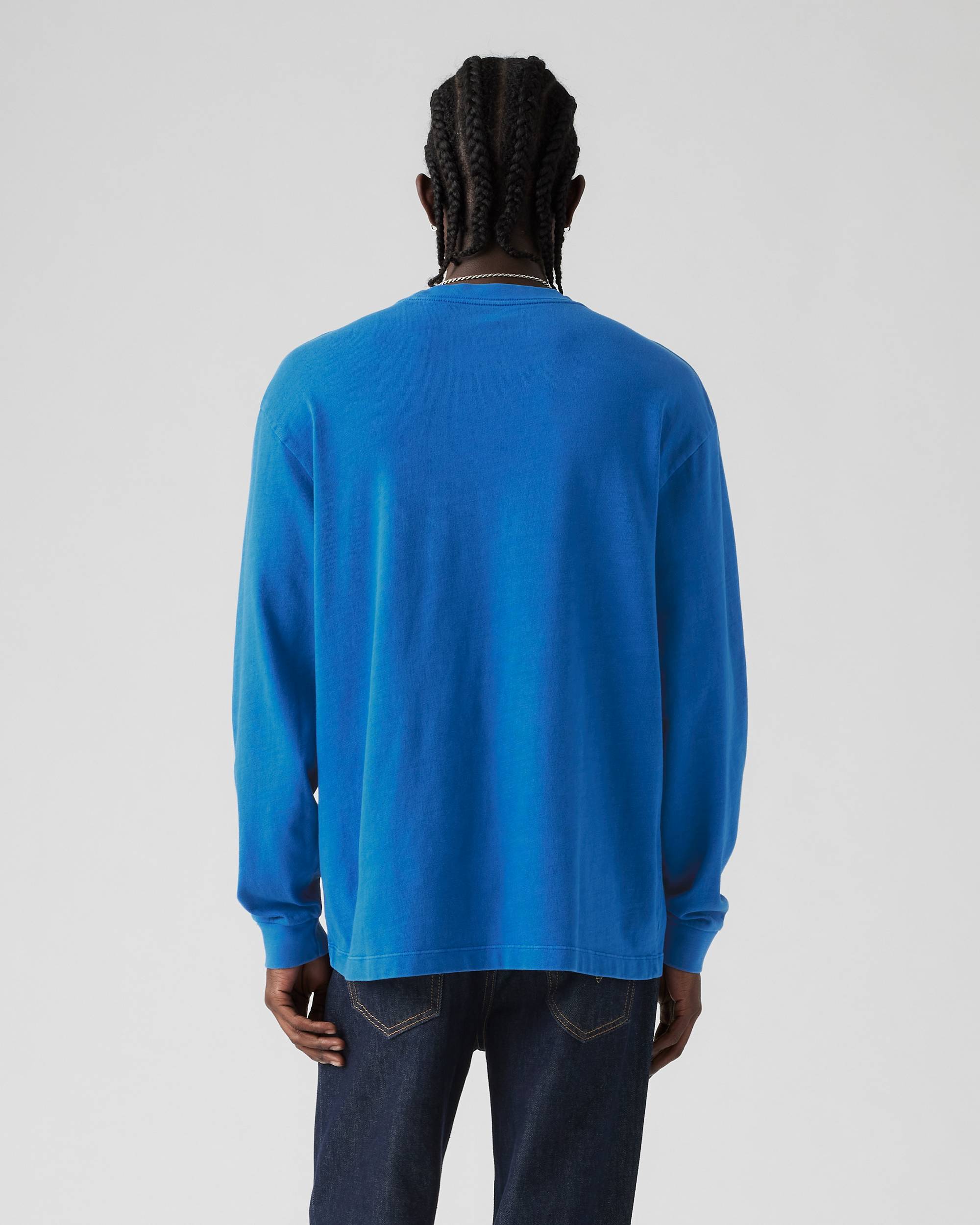 Long Sleeve Authentic Pocket T-shirt - Blue | Levi's® US Long Sleeve Authentic Pocket T-shirt - Blue | Levi's® US