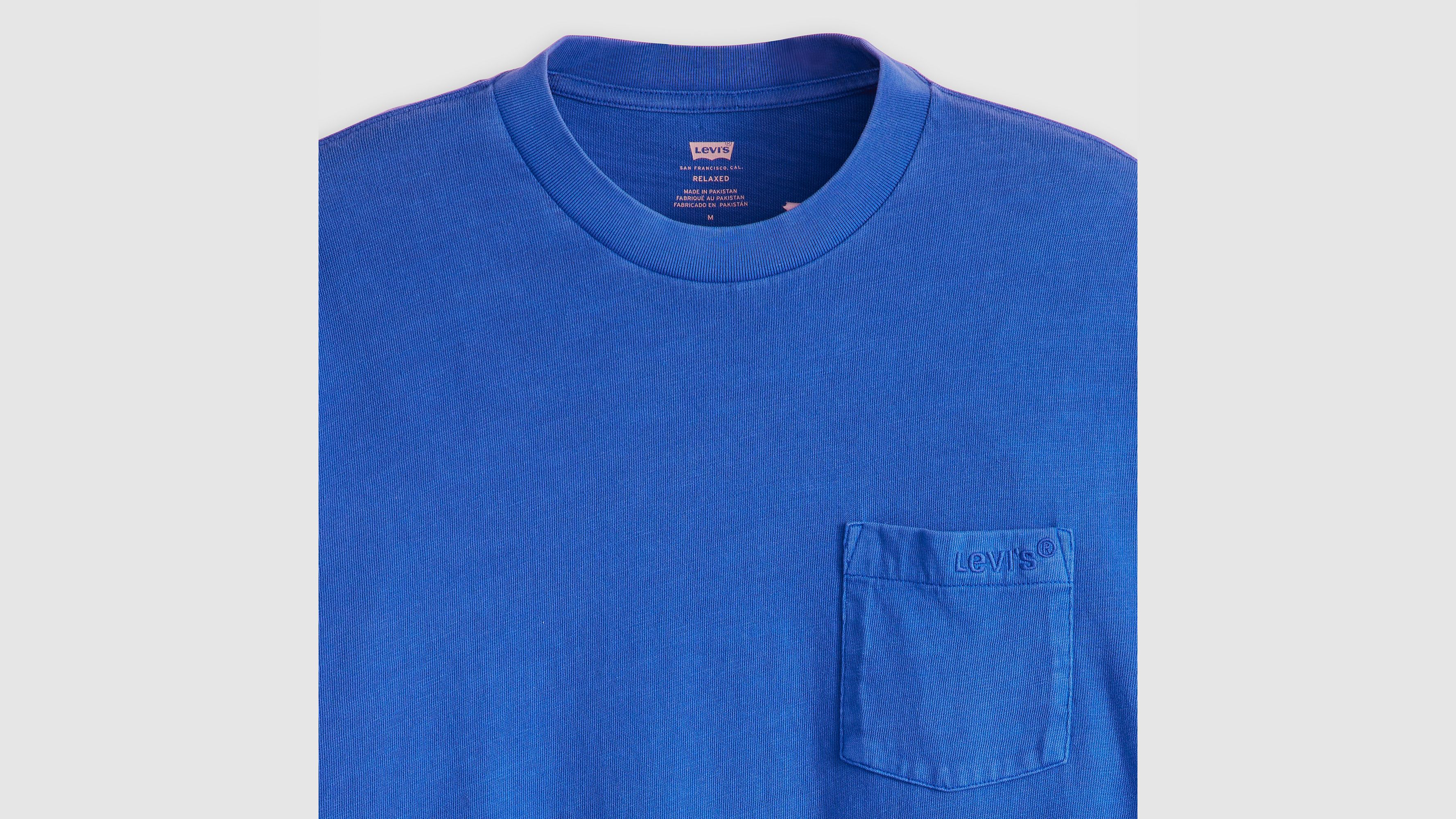 Long Sleeve Authentic Pocket T-shirt - Blue | Levi's® US