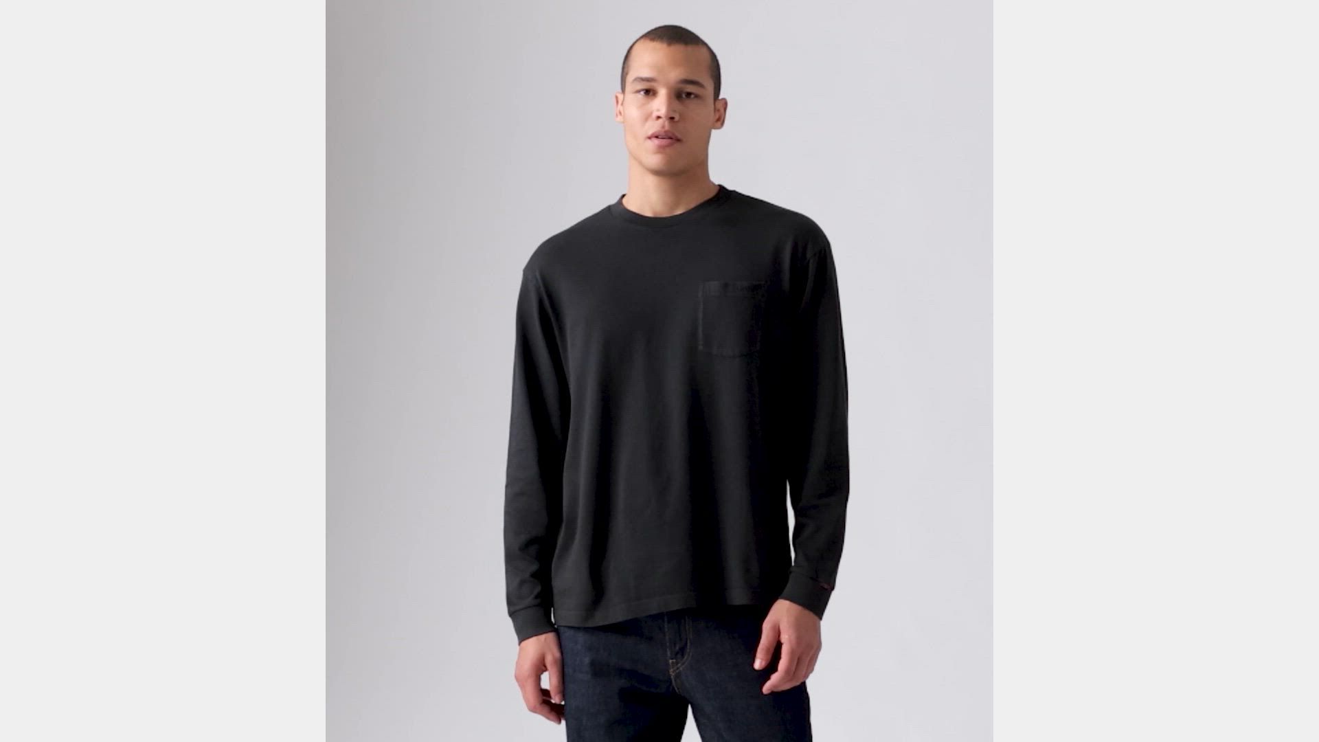 Long Sleeve Authentic Pocket T-shirt - Blue | Levi's® US