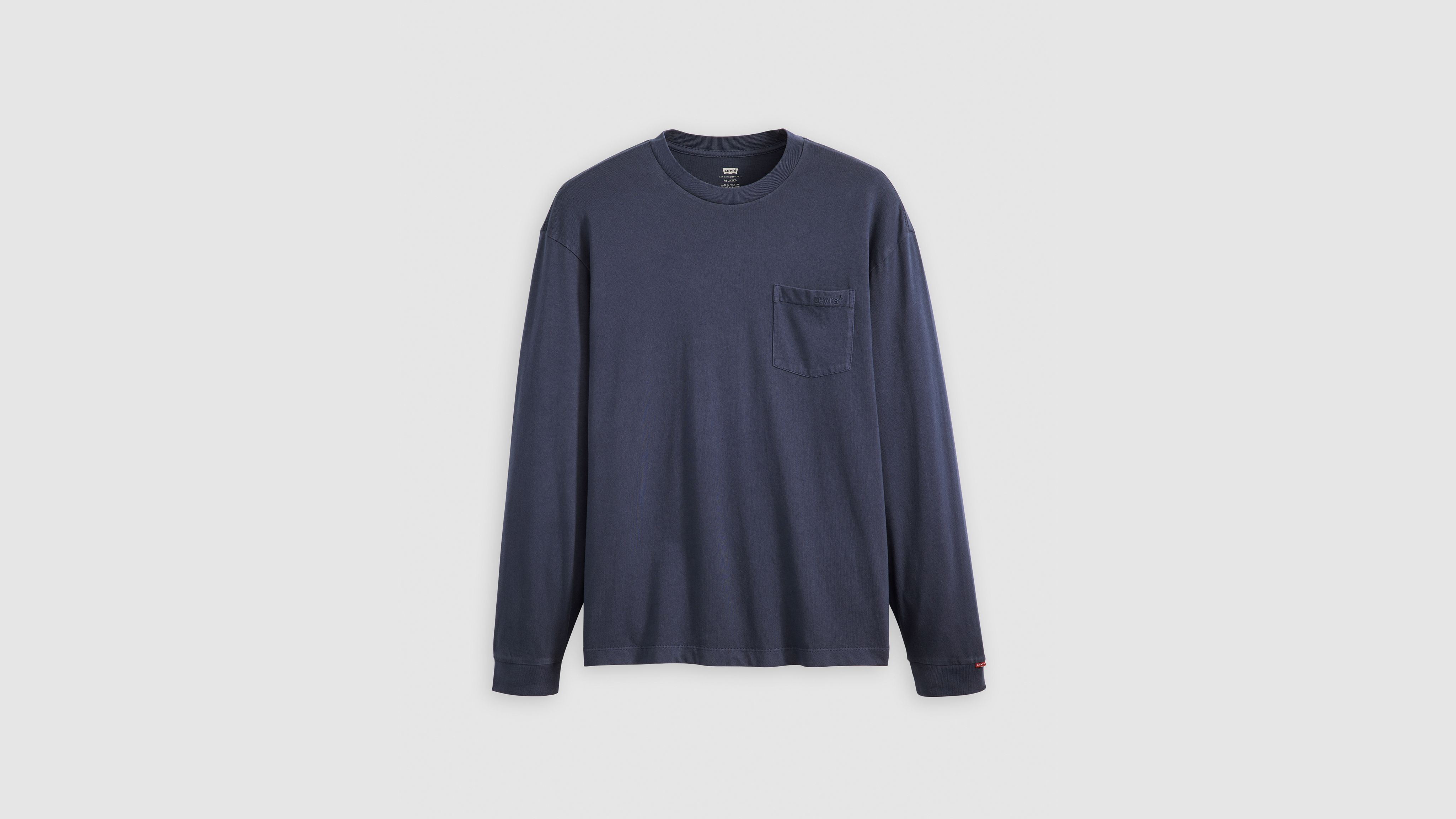 everyone pocket long sleeve tee shirt