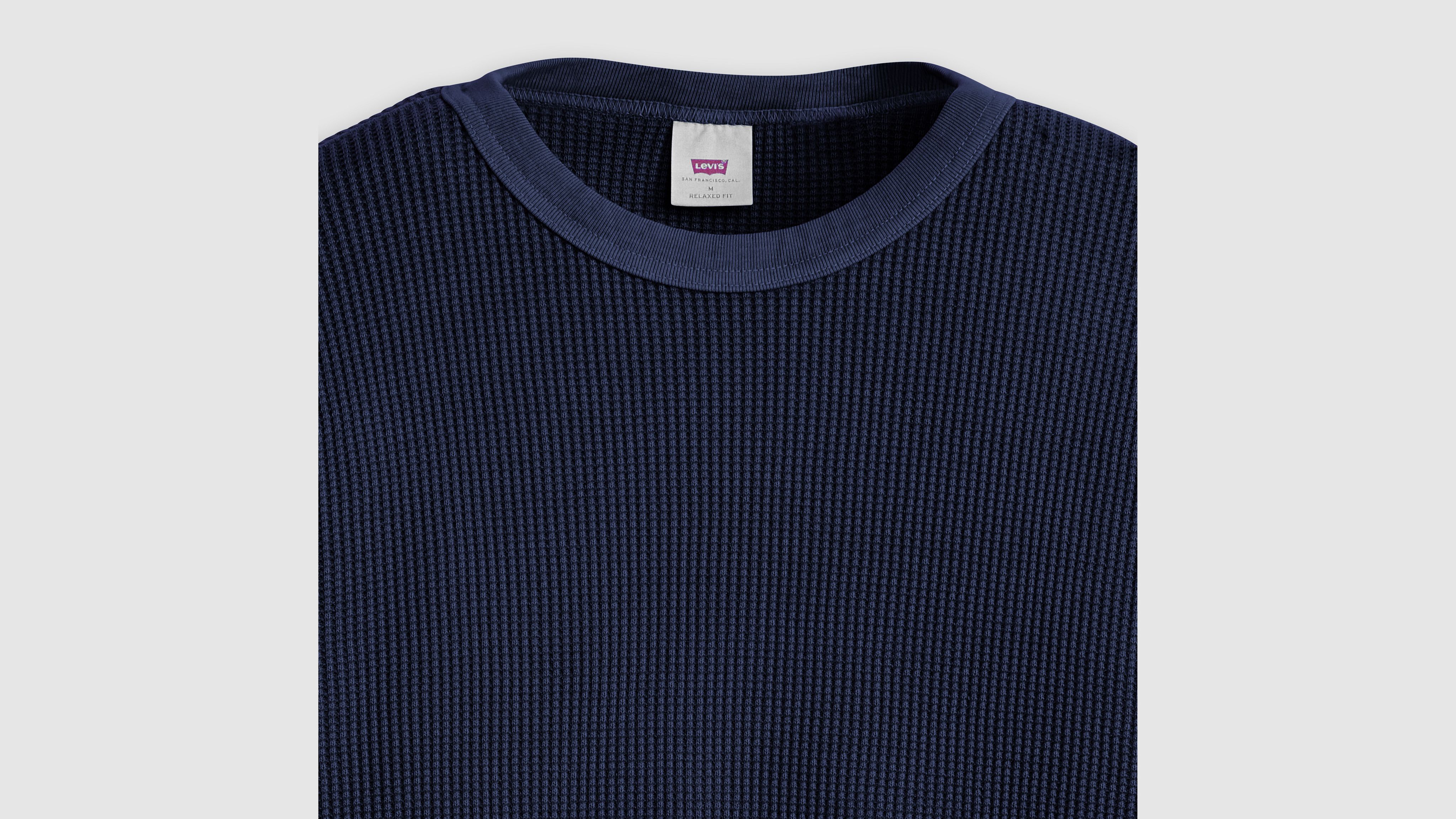 Long Sleeve Relaxed Thermal T-shirt - Blue | Levi's® US