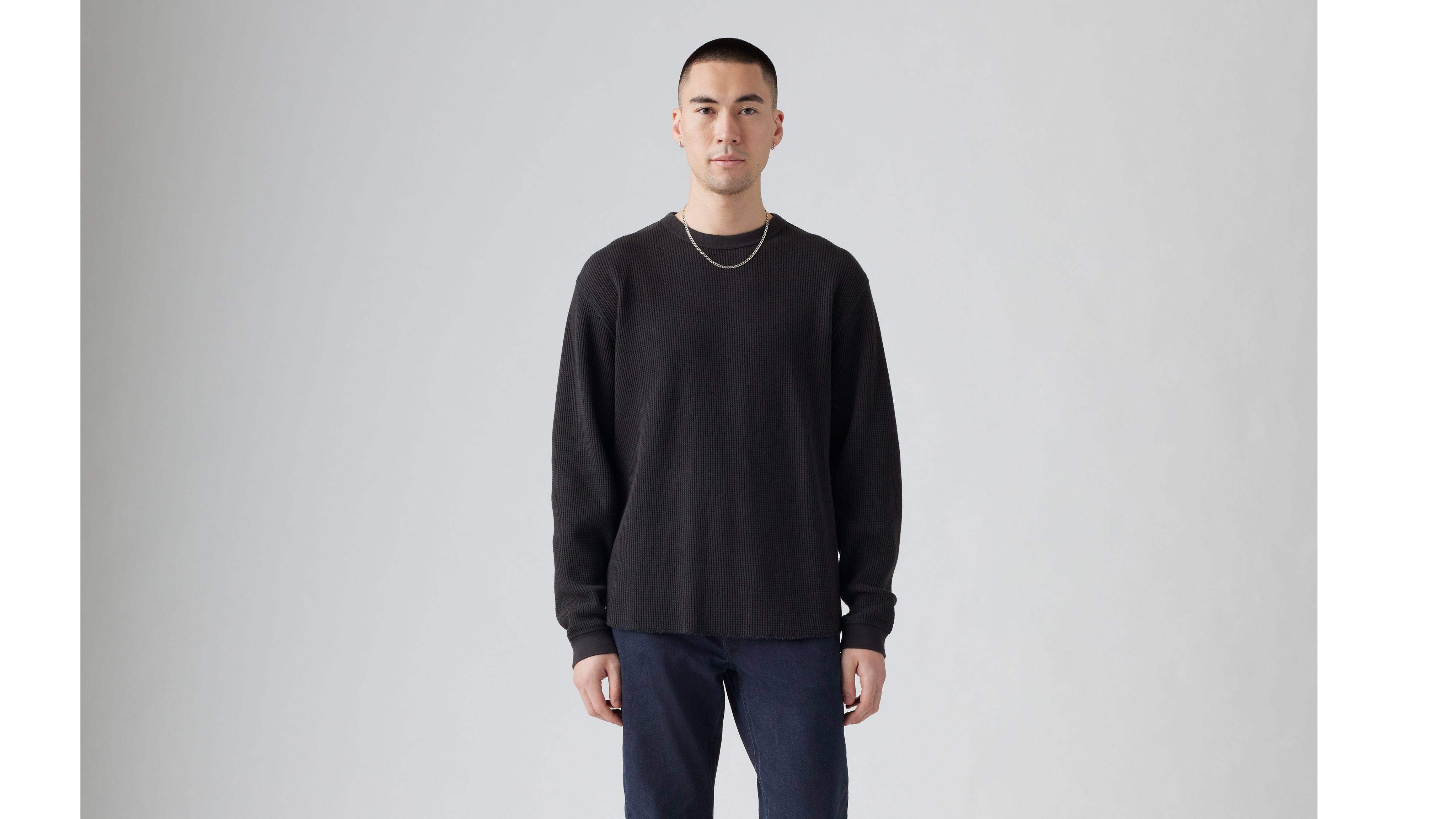 Long Sleeve Relaxed Thermal T-Shirt 2