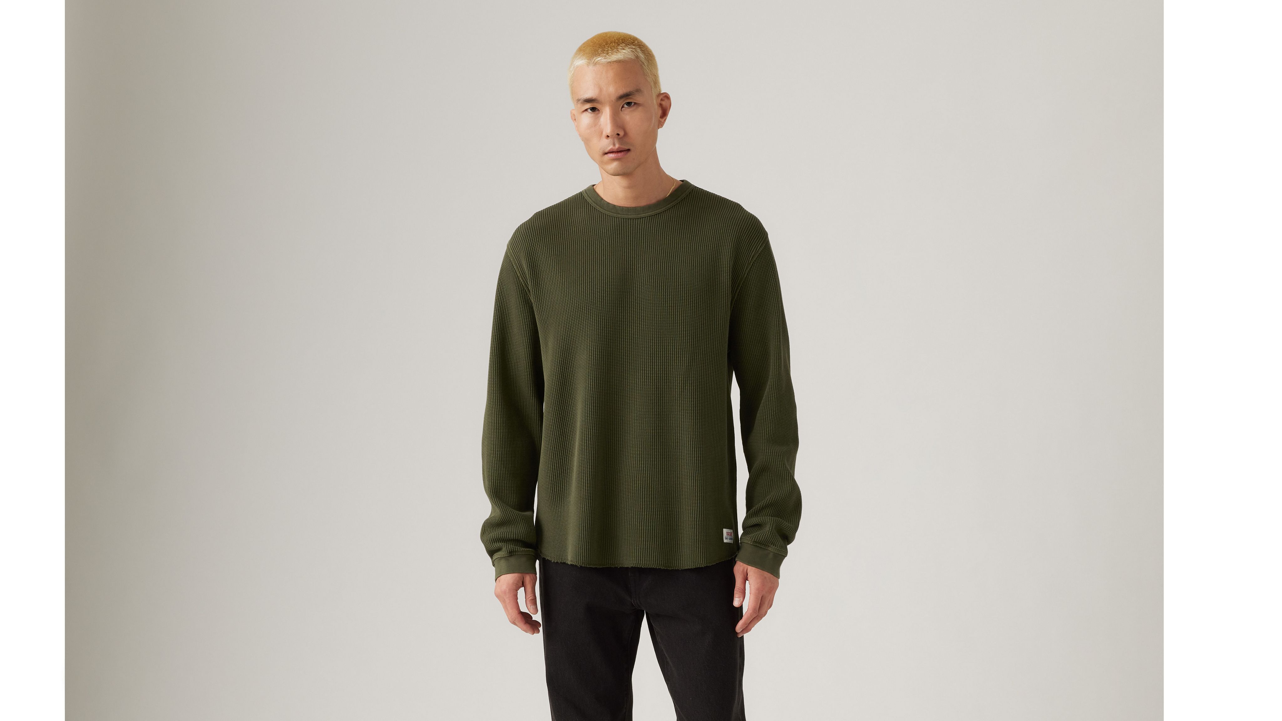 Long-Sleeve Relaxed Thermal Shirt 6