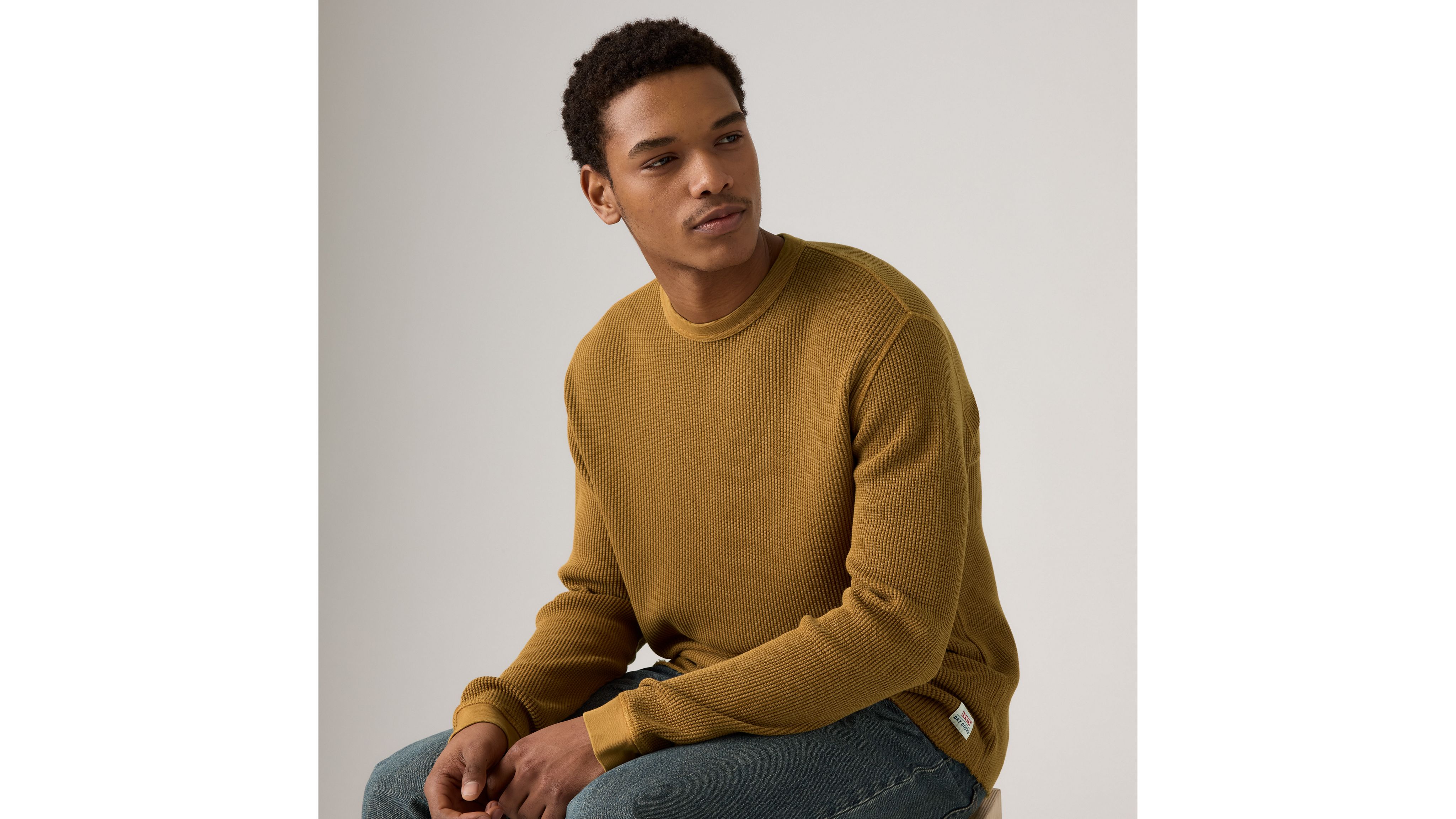 Long-Sleeve Relaxed Thermal Shirt 1