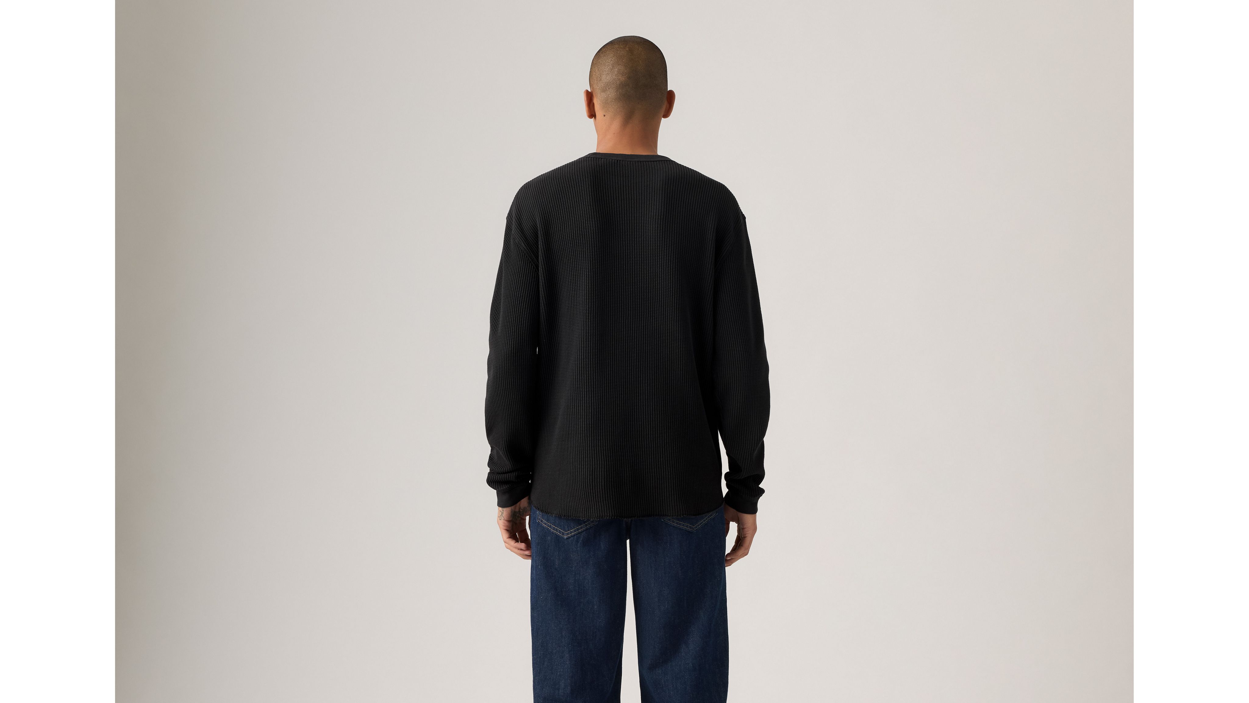 Levi's Long-sleeve Relaxed Thermal Shirt In Animal Print