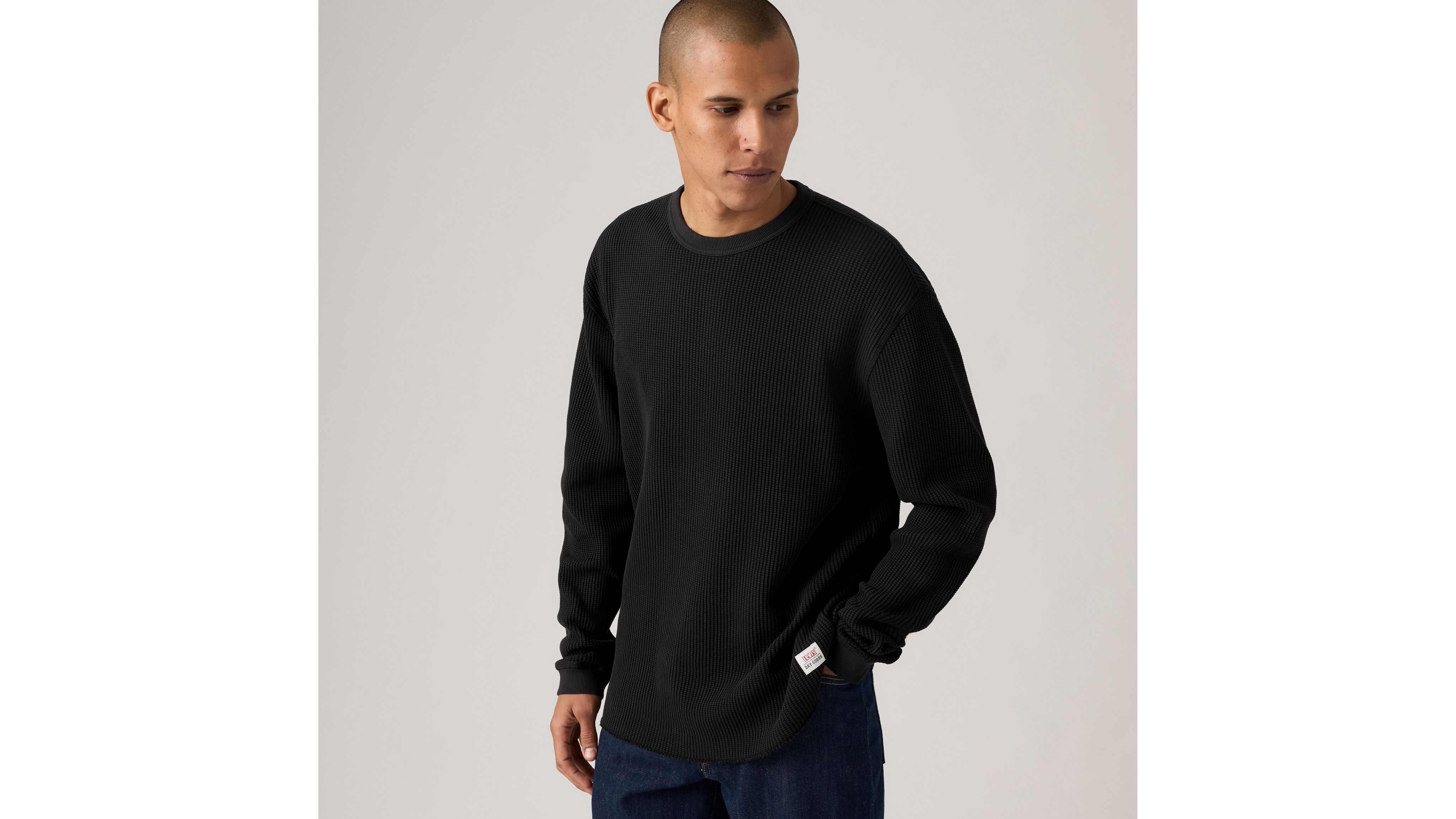 Levi's Long-sleeve Relaxed Thermal Shirt In Animal Print