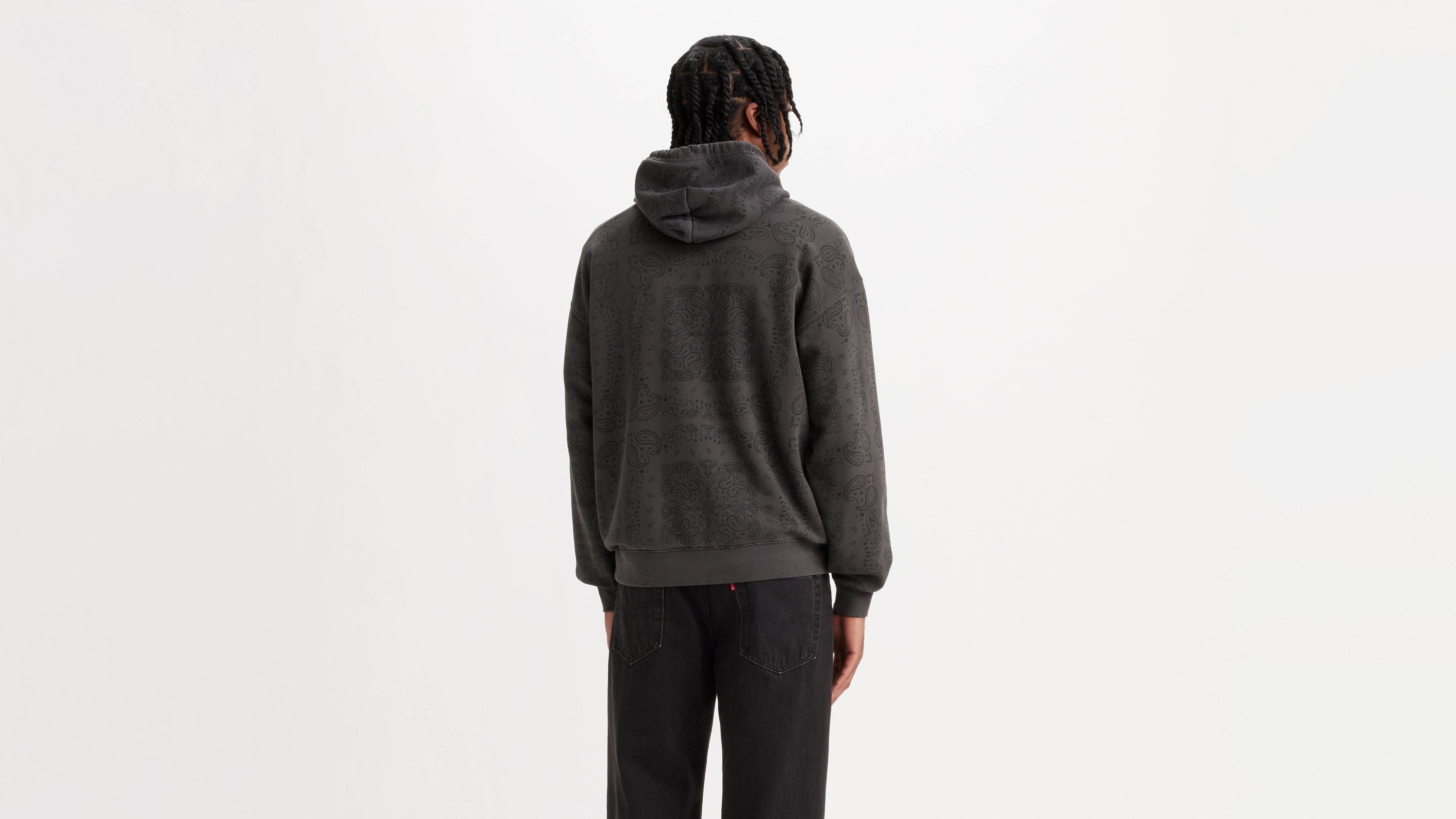 Relaxed Overdyed Hoodie Sweatshirt - Black | Levi's® US