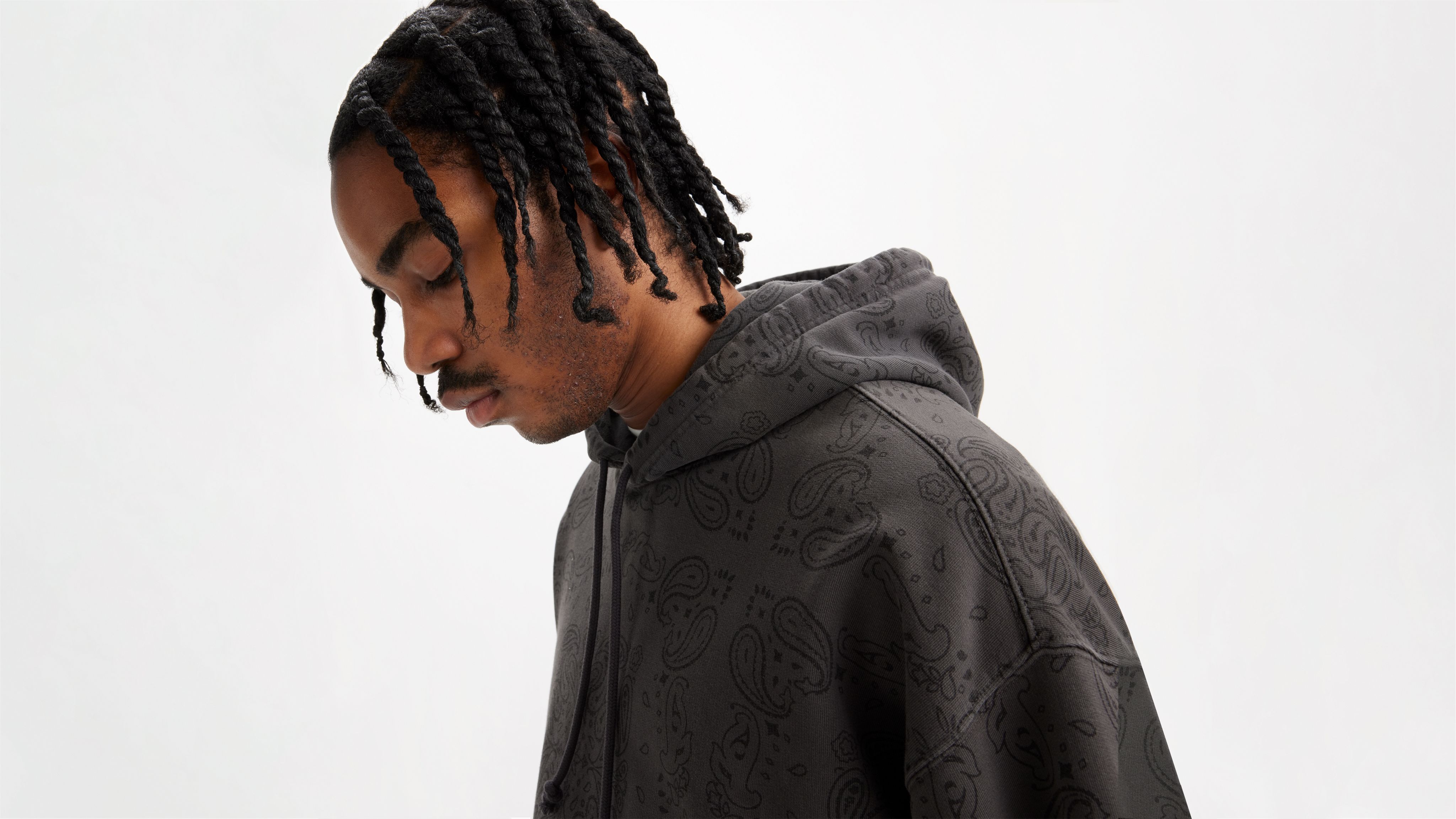 Relaxed Overdyed Hoodie Sweatshirt - Black | Levi's® US