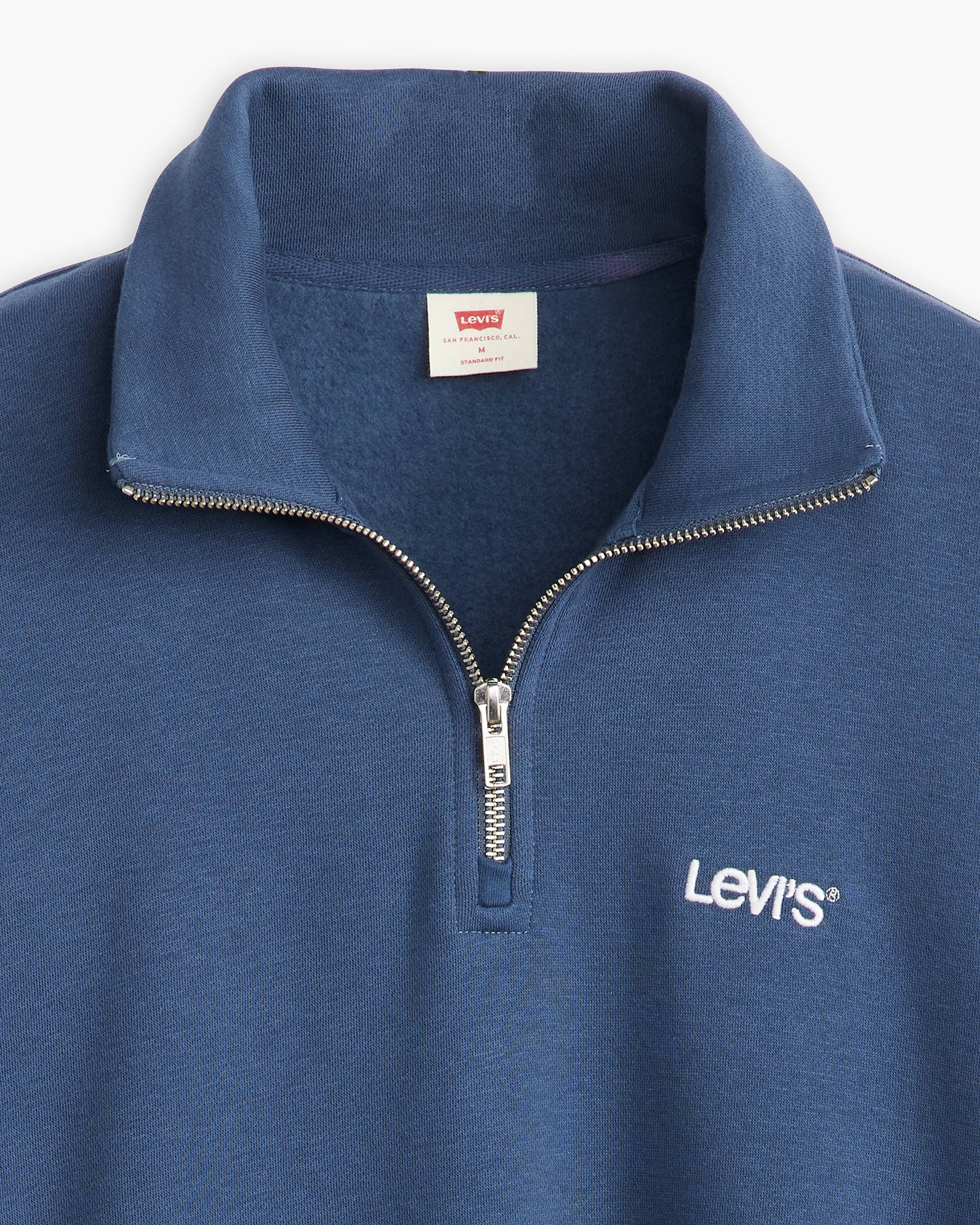 Relay Quarter-zip Sweatshirt - Blue | Levi's® AT Relay Quarter-zip Sweatshirt - Blue | Levi's® AT