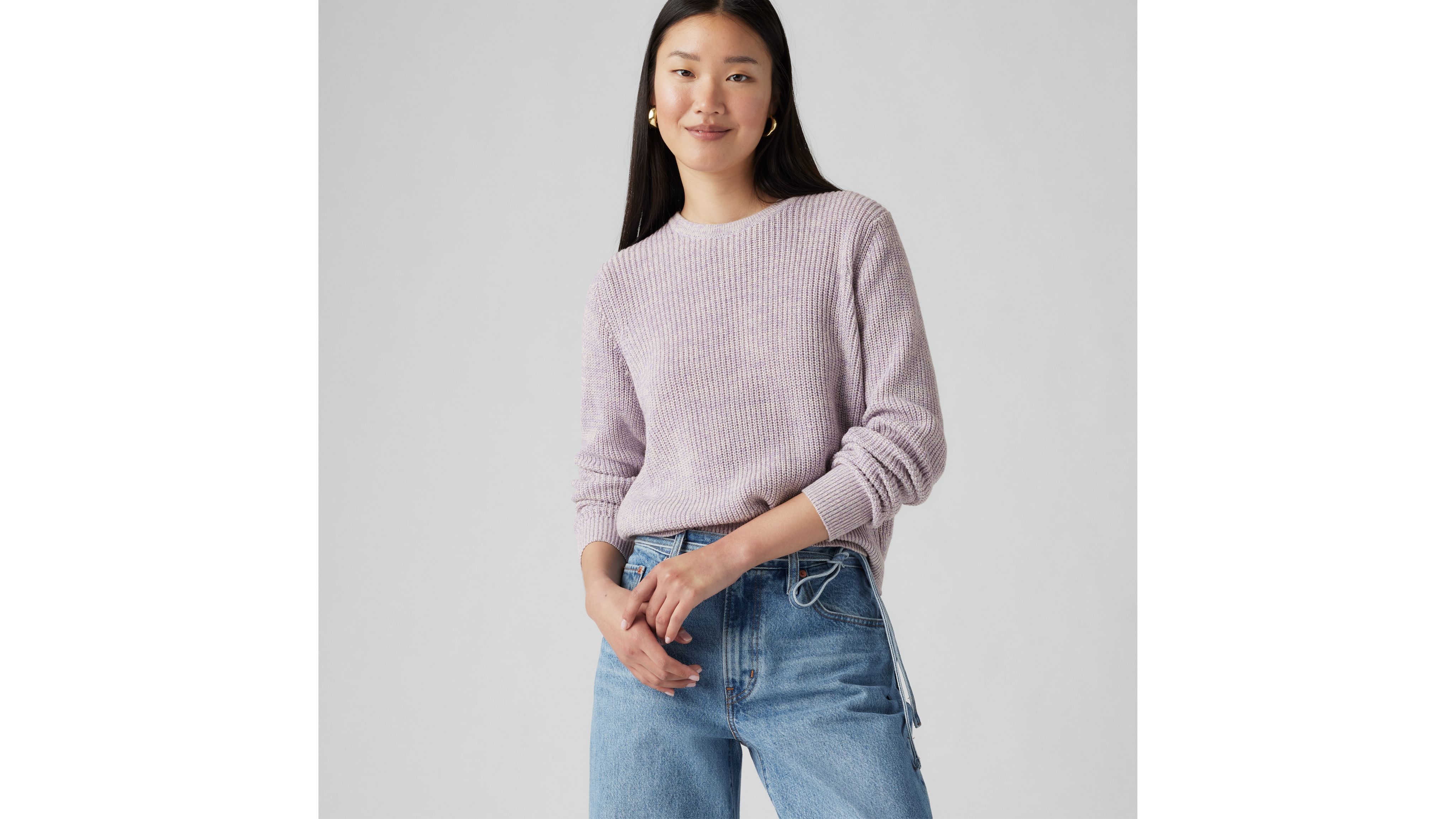 Snowflake Pullover Sweater - Purple | Levi's® US