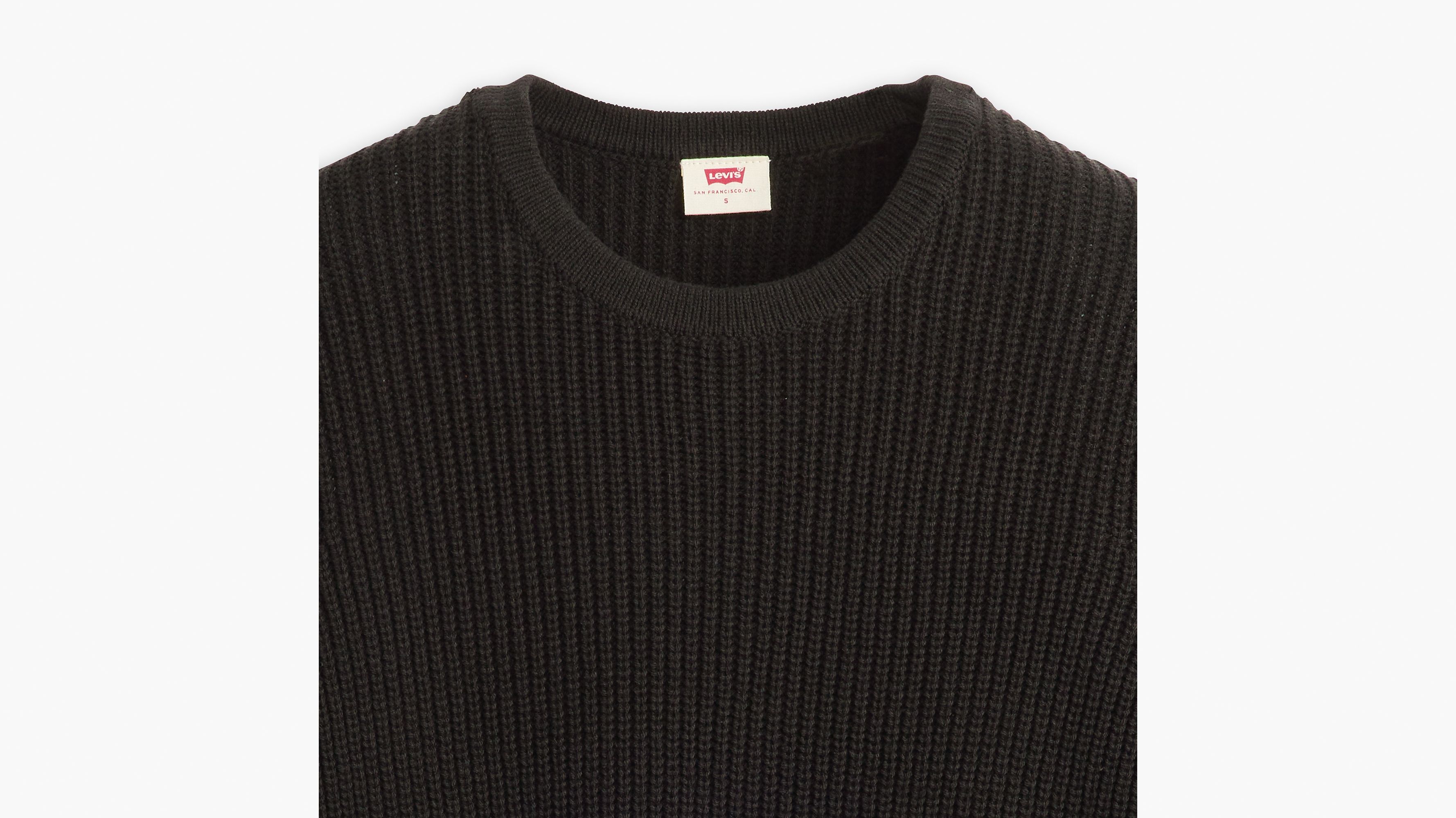 Black snowflake sweater deals