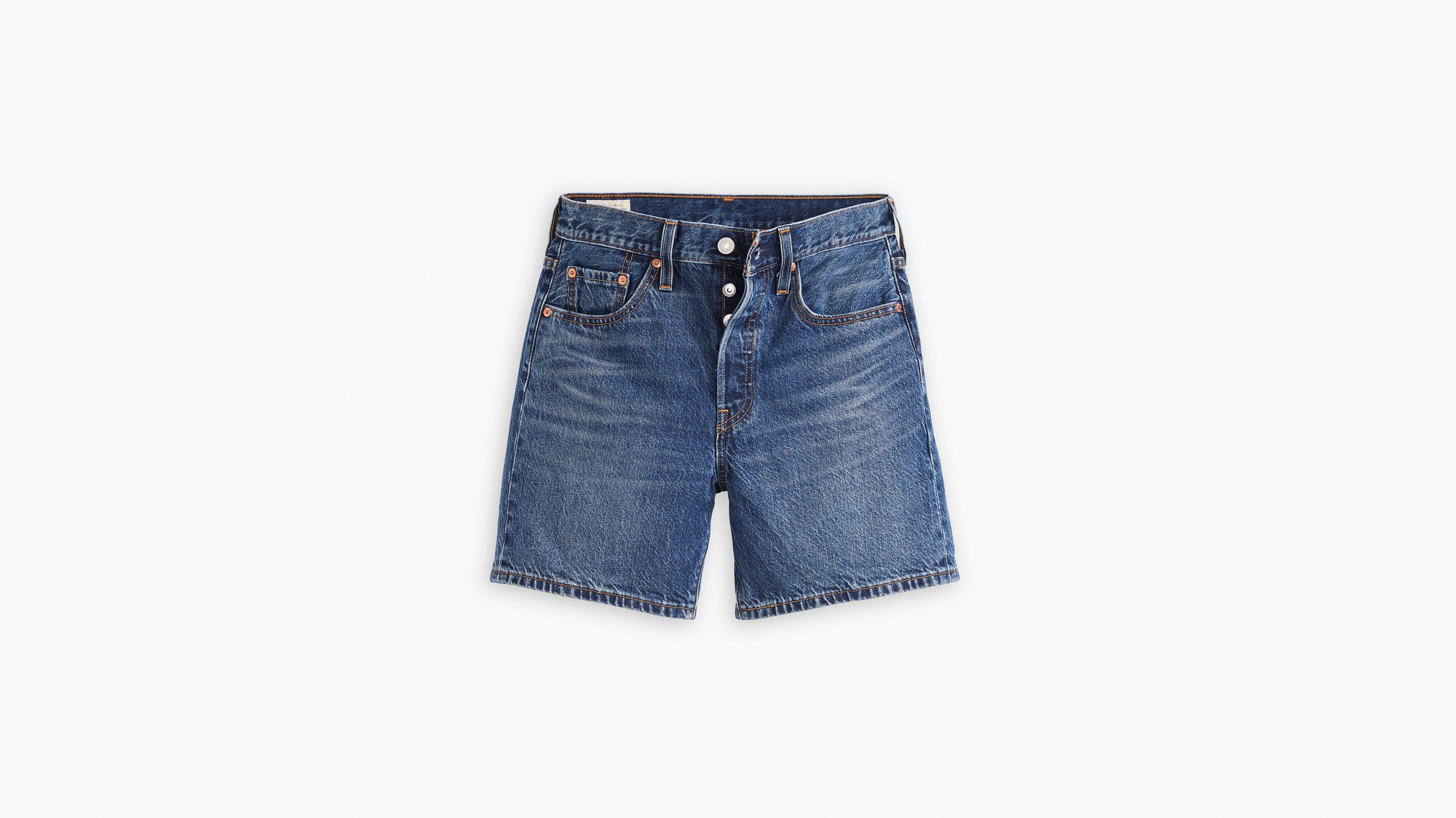 501® Mid Thigh Lightweight Women's Shorts - Dark Wash | Levi's® US