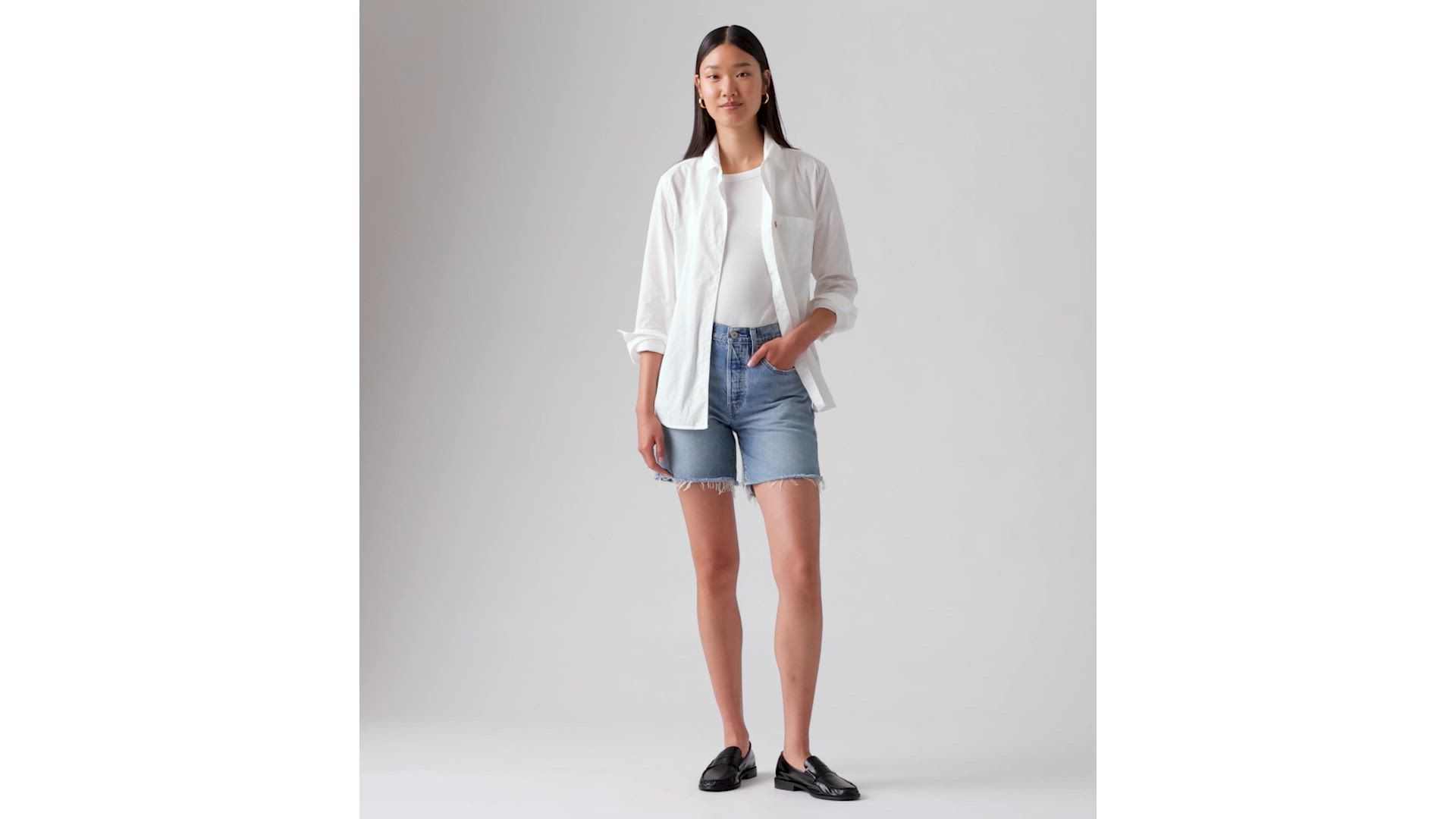 501® Mid Thigh Lightweight Women's Shorts 1