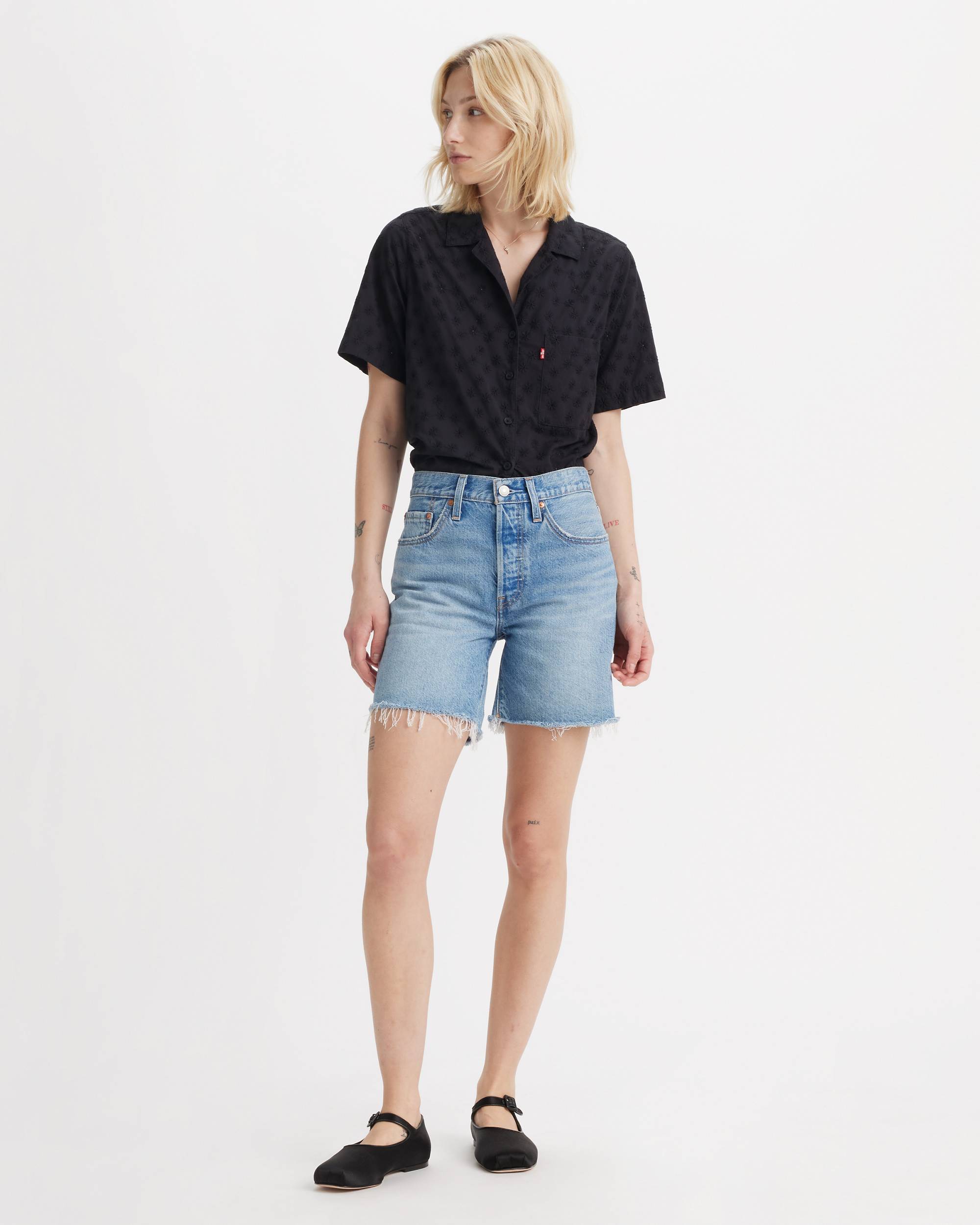 501® Mid-thigh Shorts - Blue | Levi's® XK 501® Mid-thigh Shorts - Blue | Levi's® XK