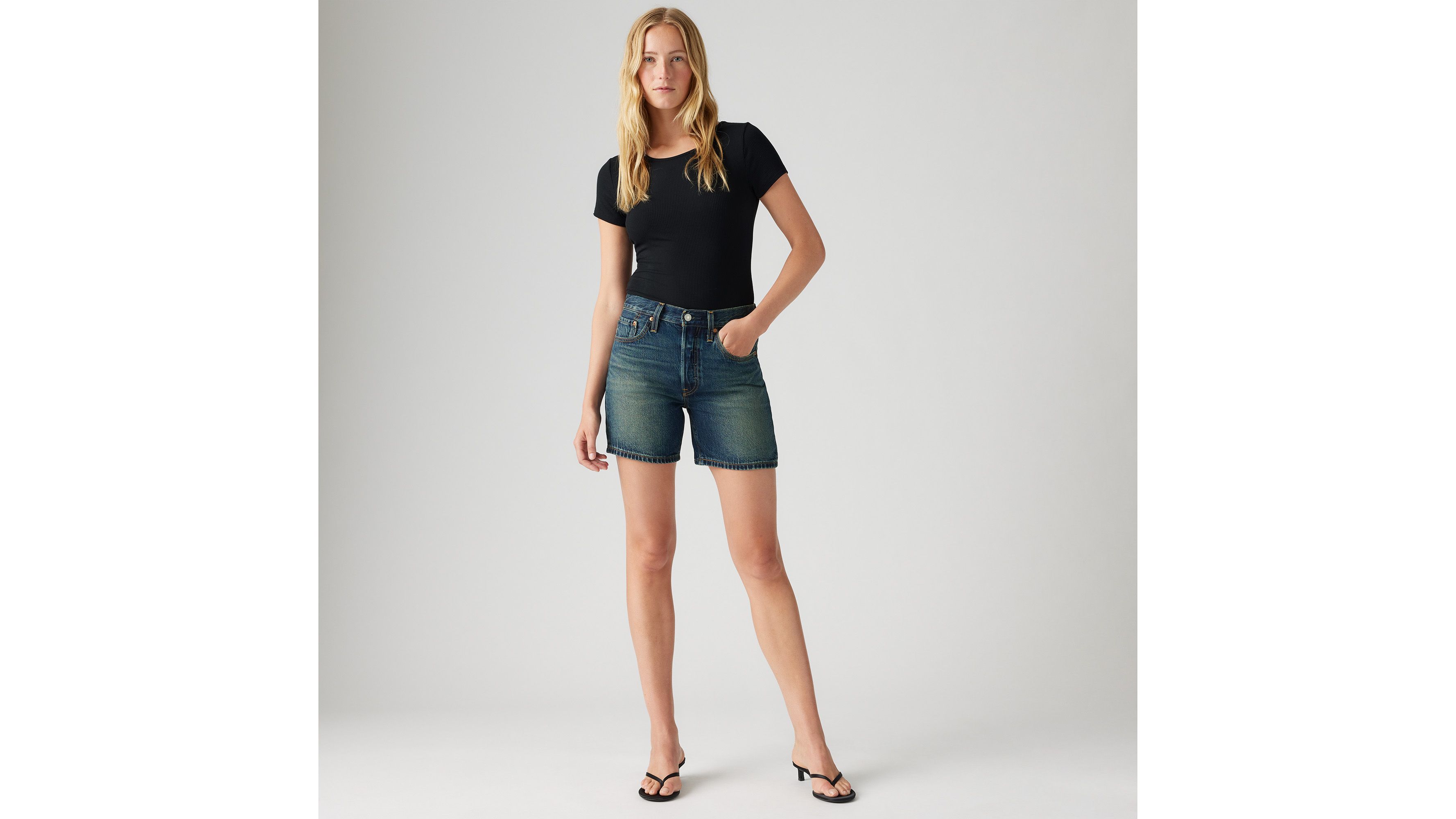 501® Original Fit Mid-thigh Lightweight Women's Shorts