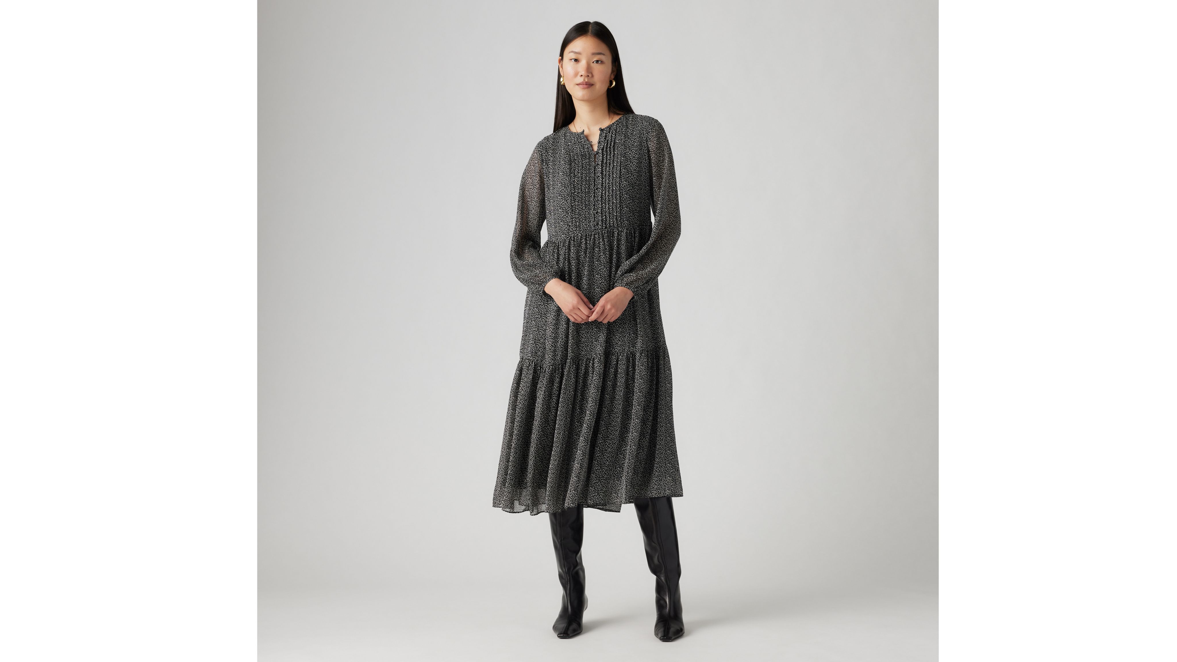 LEVI'S CIELO GEORGETTE DRESS 