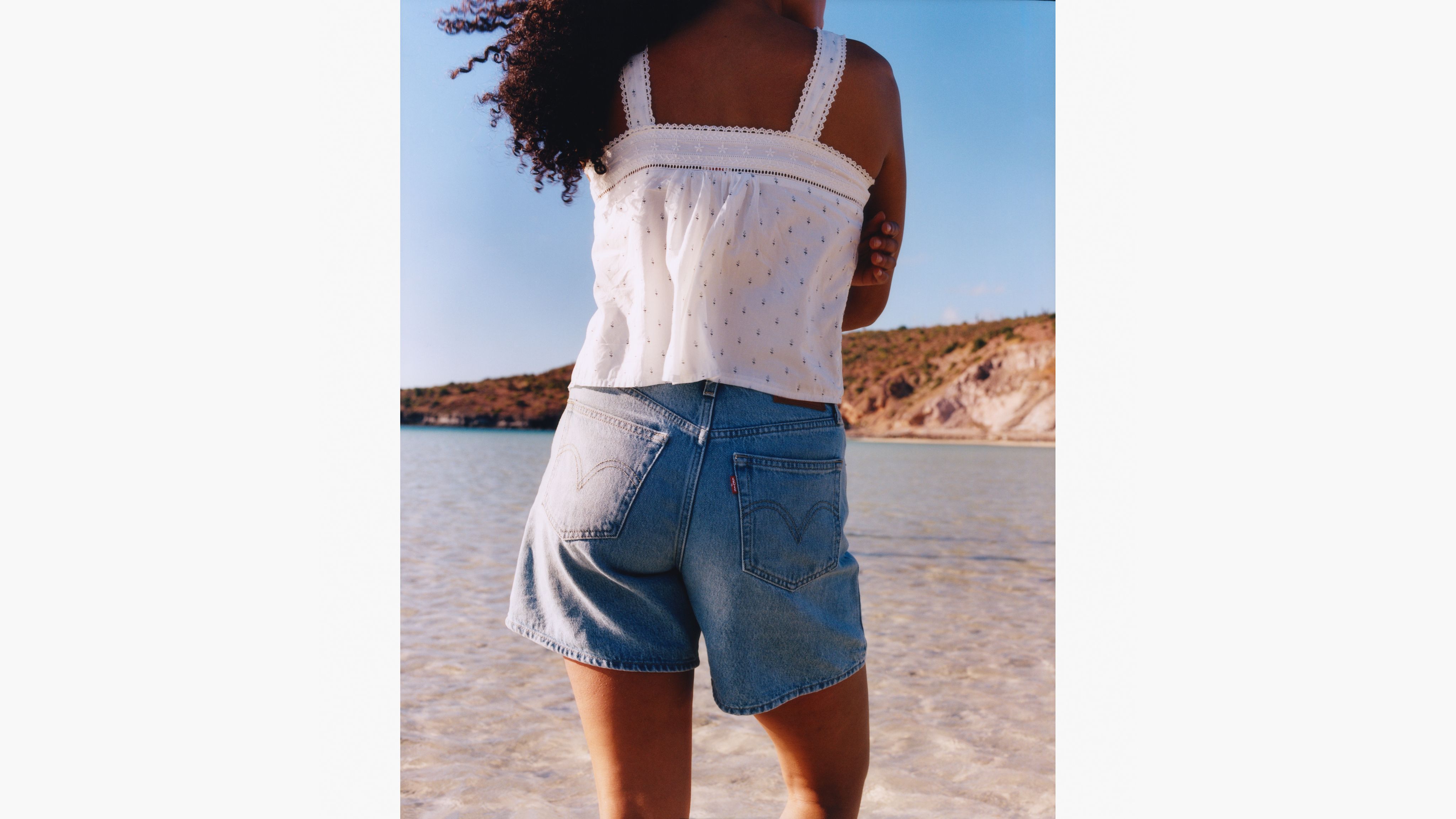 High Rise Baggy Women's Shorts