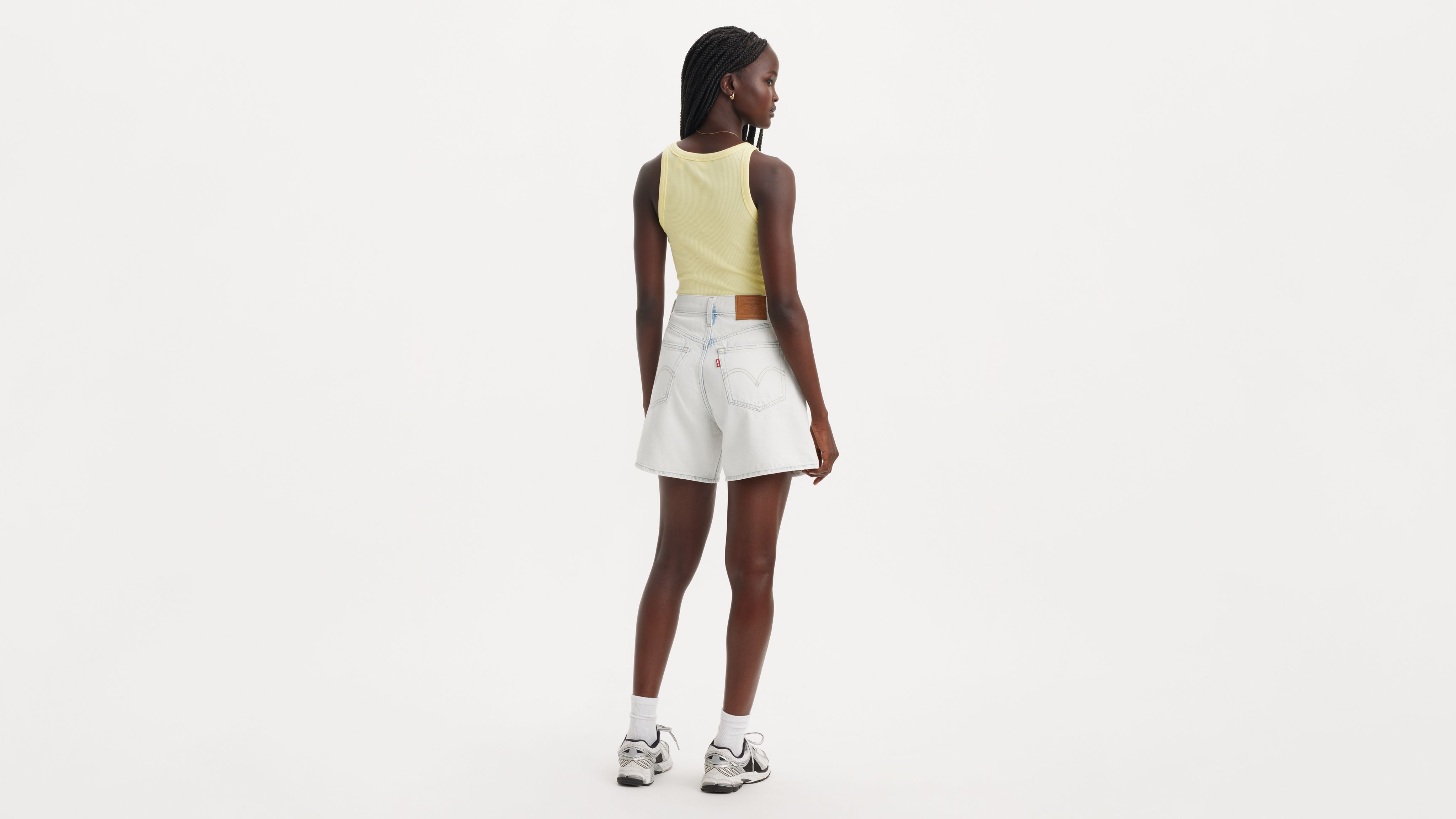 Shop Levi's High Rise Baggy Women's Shorts 25 In In The Present