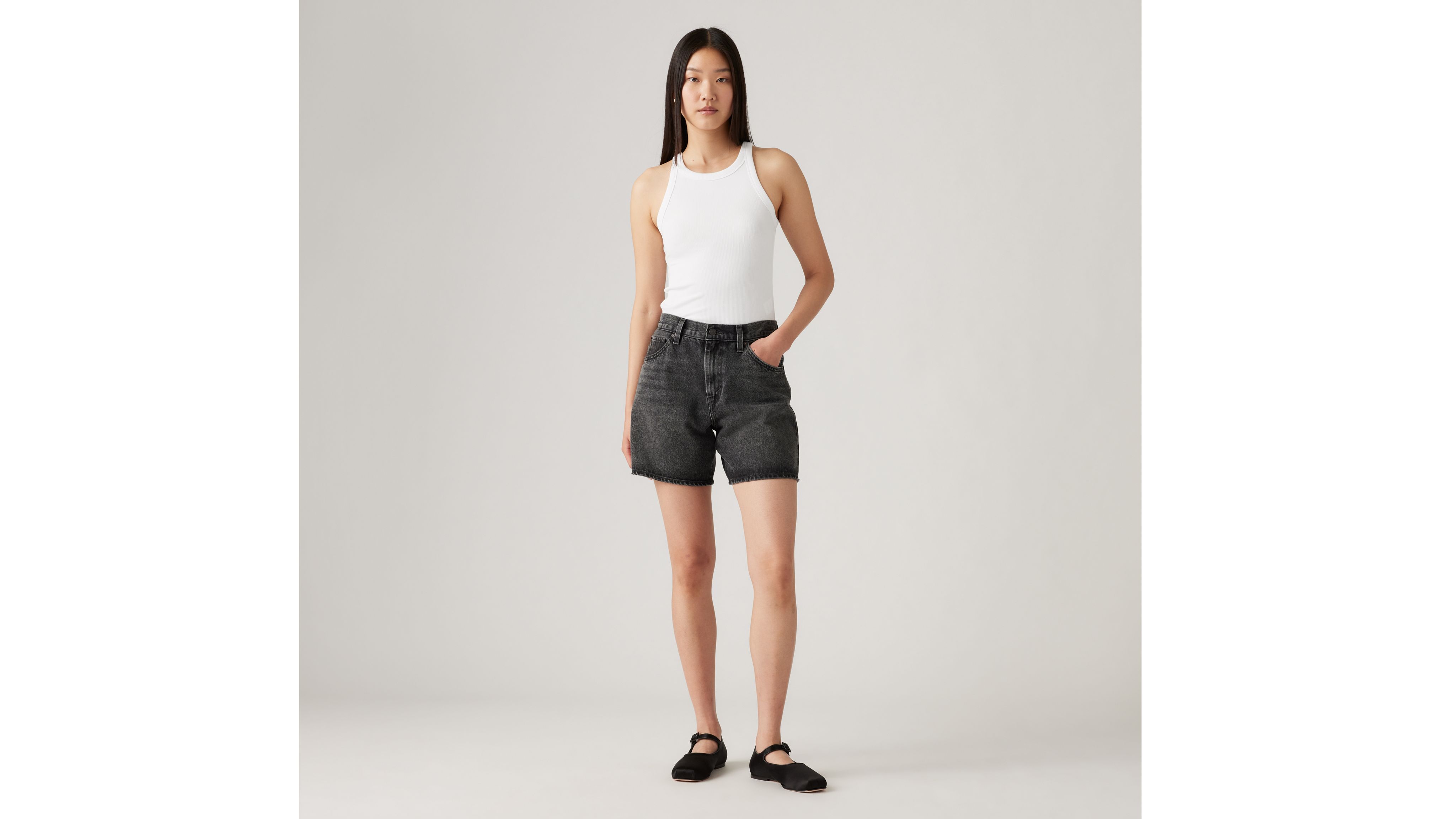 High Rise Baggy Women's Shorts