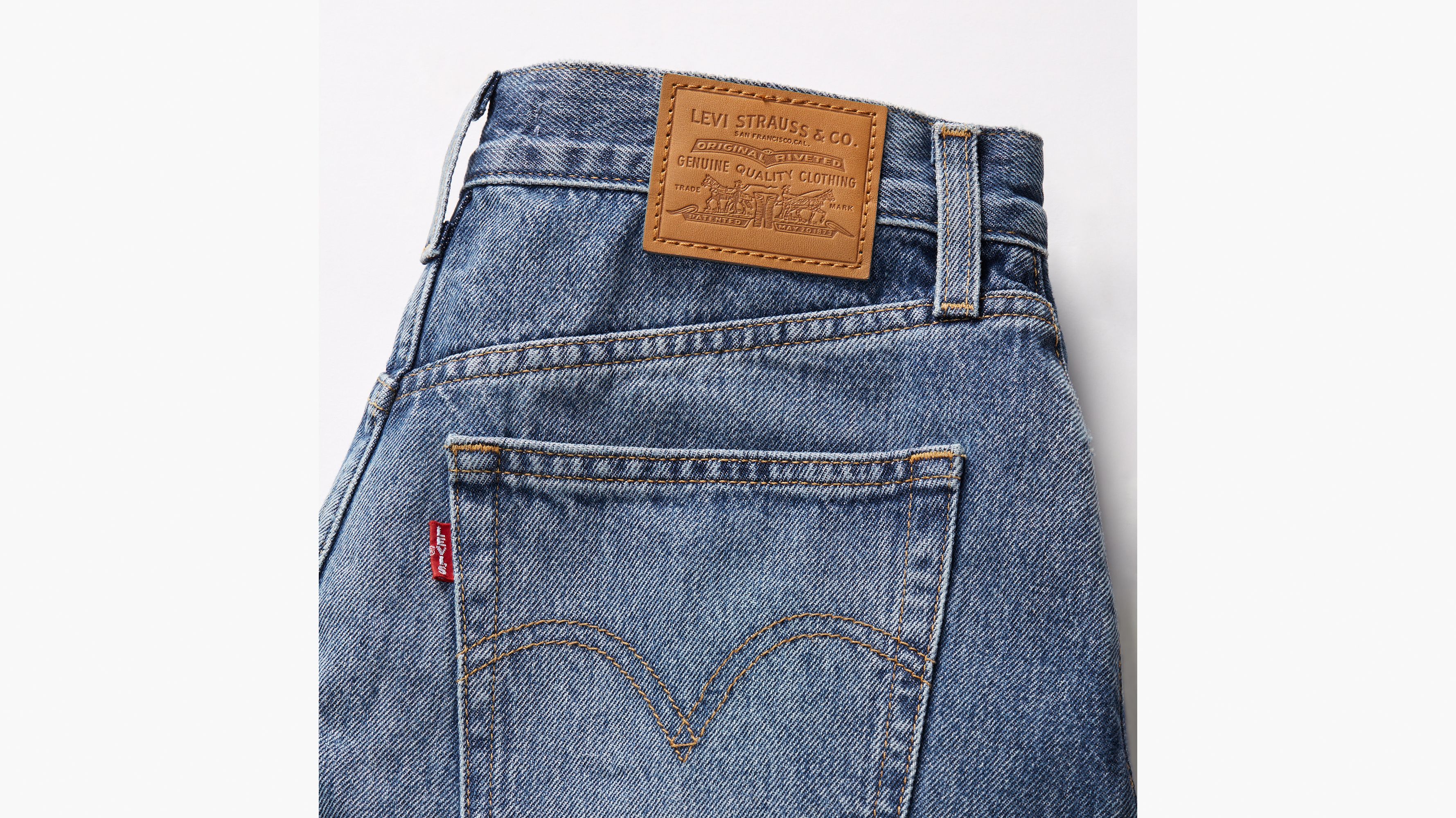 Short Oversize A Vita Alta Blu Levi s IT