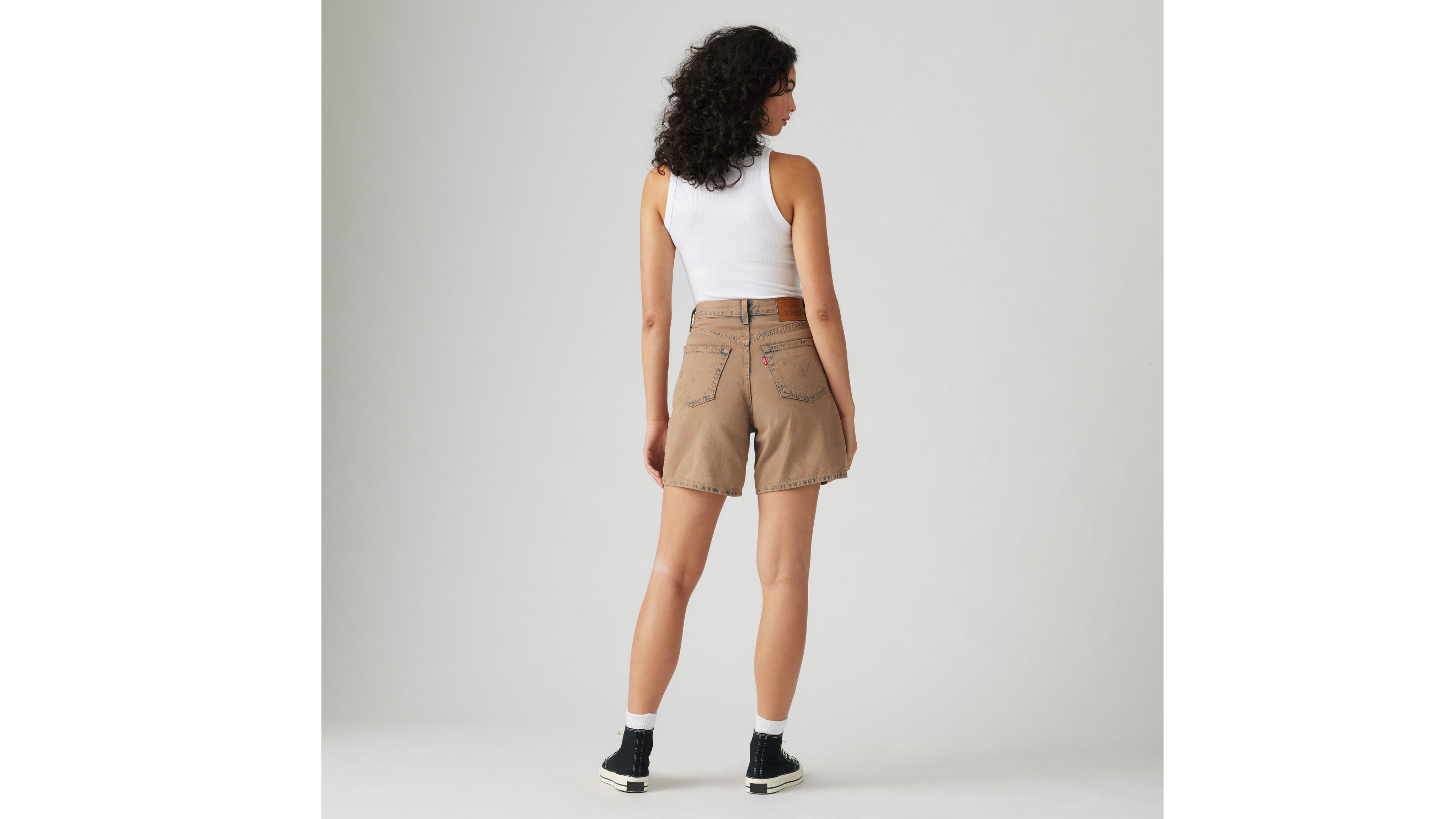 Levi's High Rise Baggy Women's Shorts 33 In Ultima