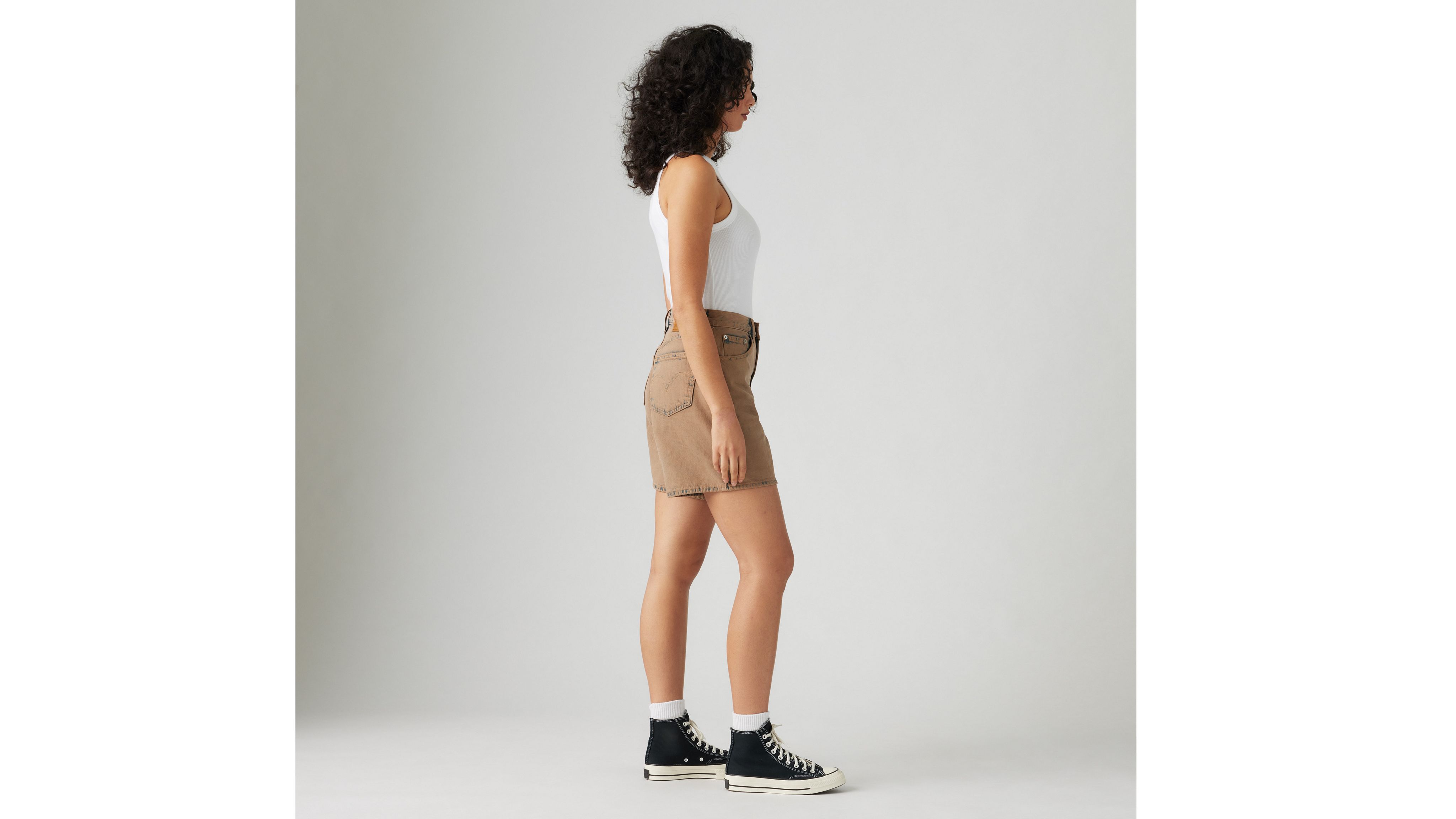 Levi's High Rise Baggy Women's Shorts 33 In Ultima