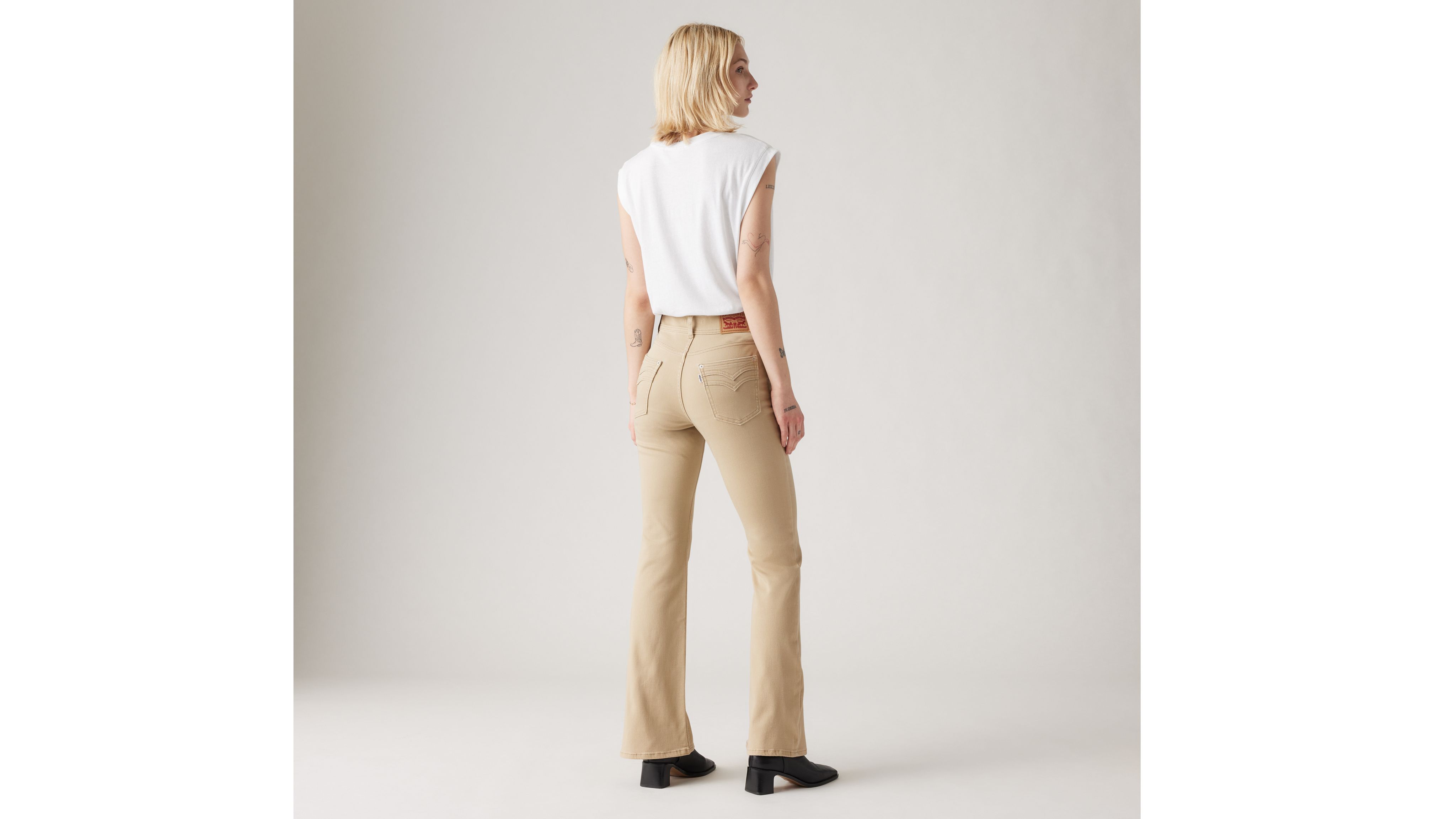 Levi's Retro 726 High Rise Flare Women's Jeans 33x32 In Safari