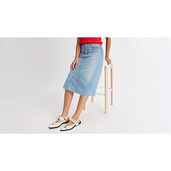 A-formet Decon nederdel med ekstrahøj talje 2