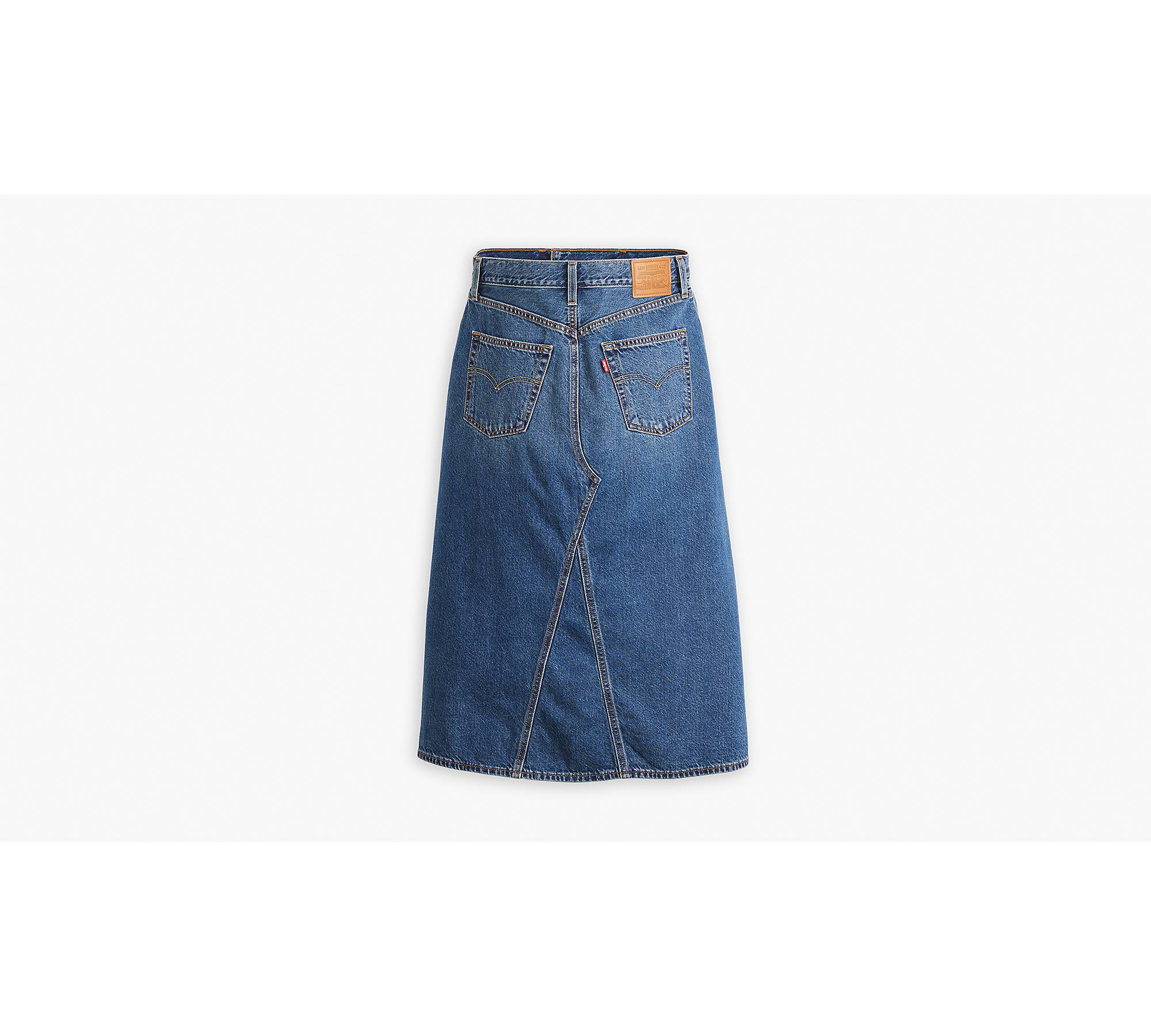 High Rise A-line Skirt - Medium Wash | Levi's® CA