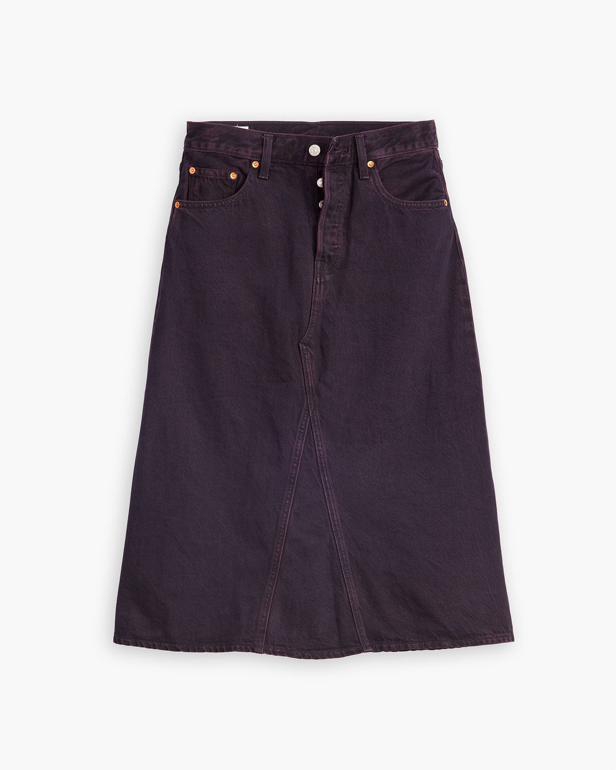 High Rise A-line Deconstructed Skirt - Purple | Levi's® US High Rise A-line Deconstructed Skirt - Purple | Levi's® US