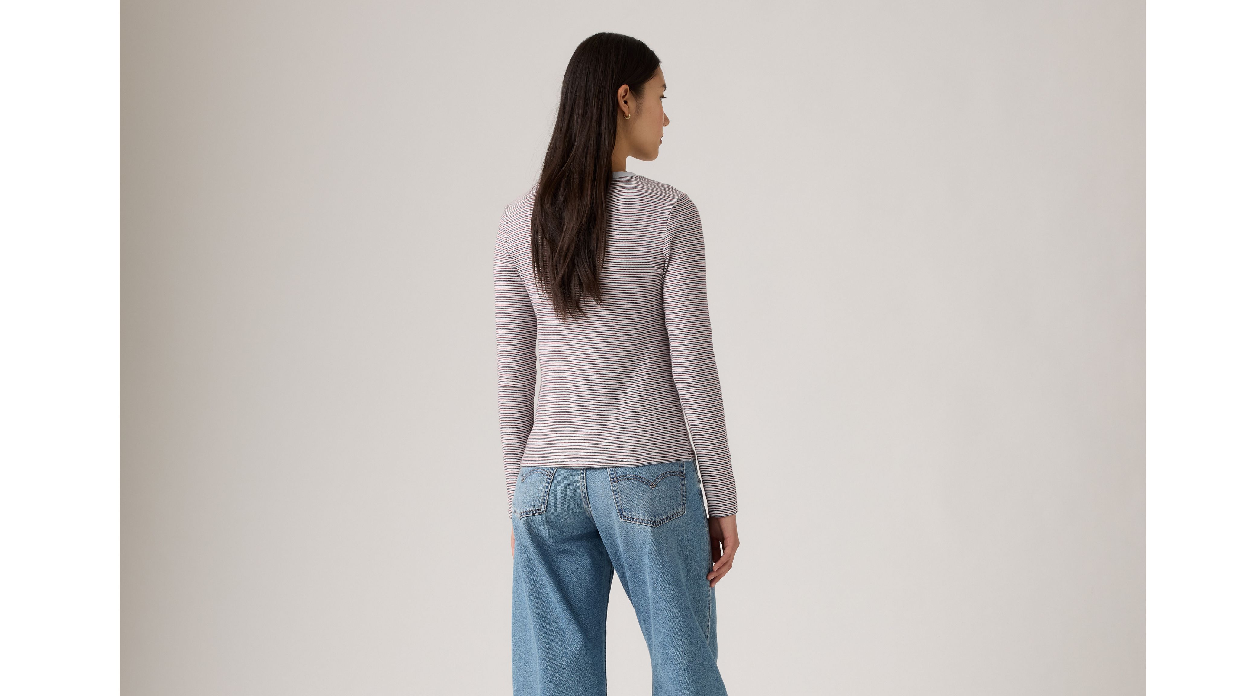 売れ筋商品|||リーバイス Tシャツ レディース トップス ESSENTIAL TEE - Long sleeved top - white Levi's tシャツ Levi's/リーバイス MARIE'S CLOSET ESSENTIAL