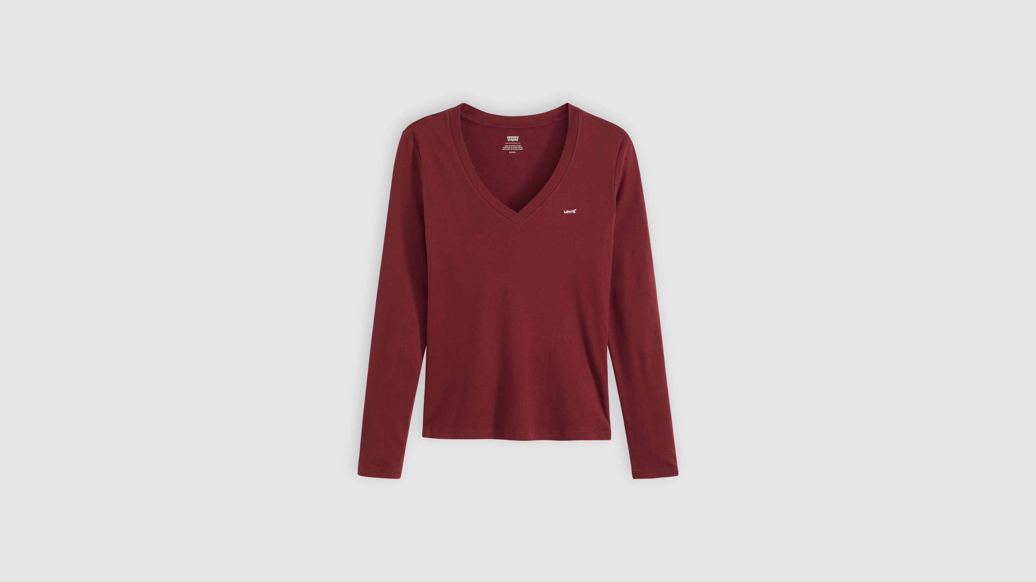 Essential Housemark Long Sleeve V-Neck Tee 5