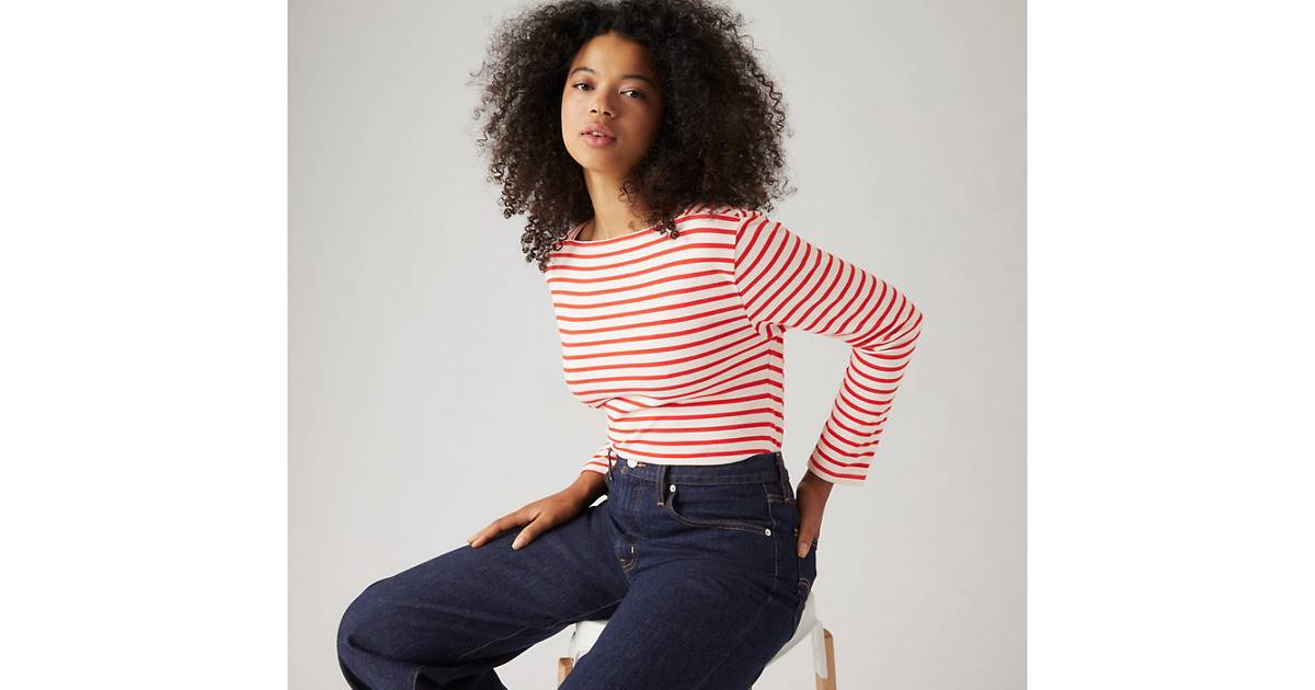Bay Sailor Long Sleeve T-shirt - Red | Levi's® US Bay Sailor Long Sleeve T-shirt - Red | Levi's® US