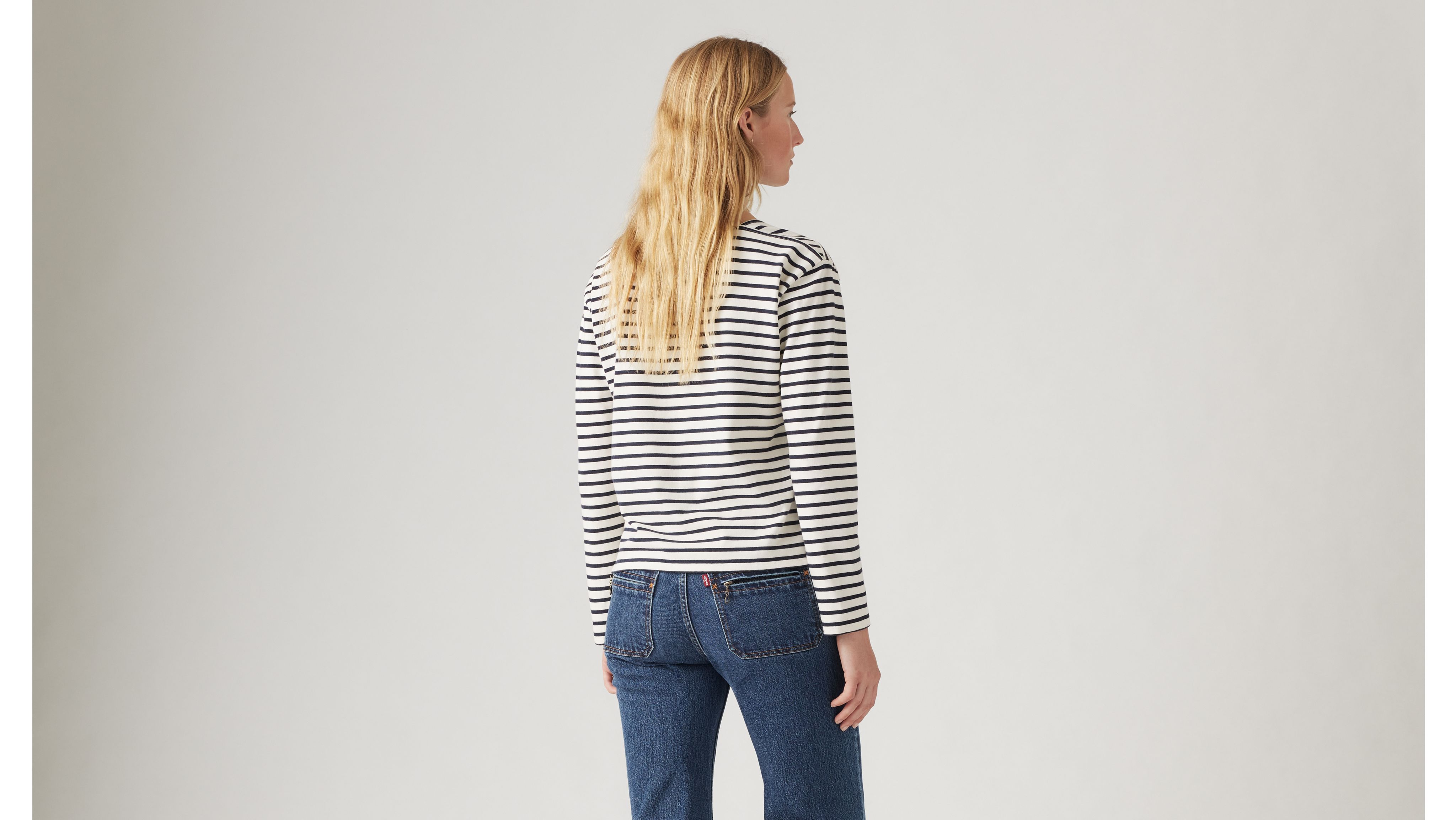 ★GENERAL IDEA★ Sailor Stripe Long Sleeve Tee MINT WBE1L015 MUSINSA | GENERAL IDEA Sailor Stripe Long Sleeve Tee [MINT