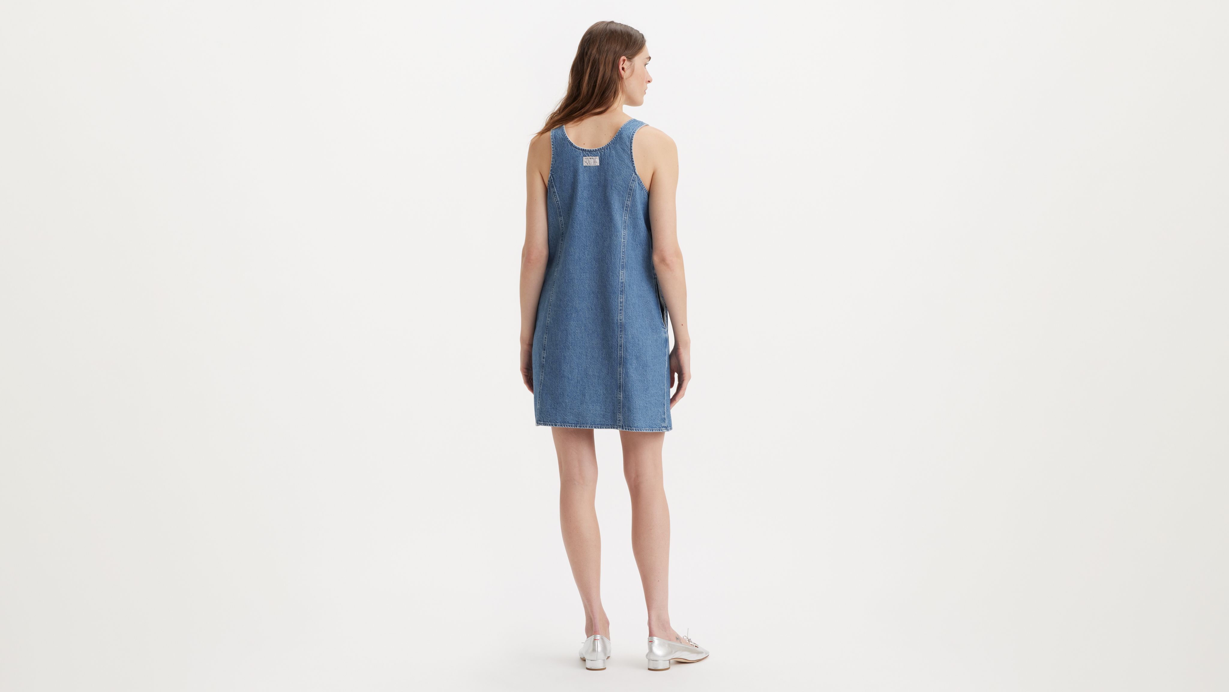 Aly Denim Jumper Dress