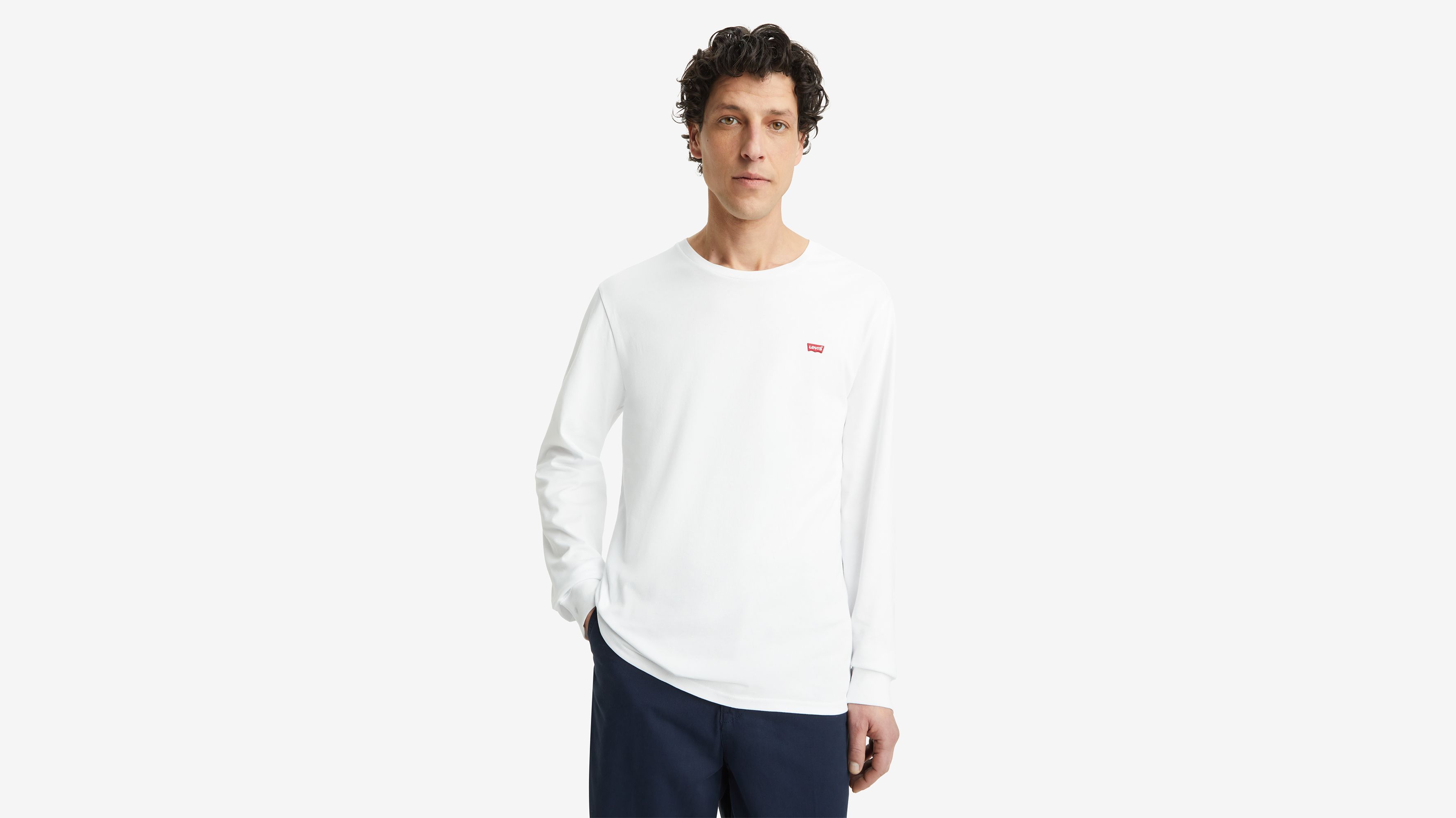 Housemark T-shirt Mit Langen Ärmeln - Weiß | Levi
