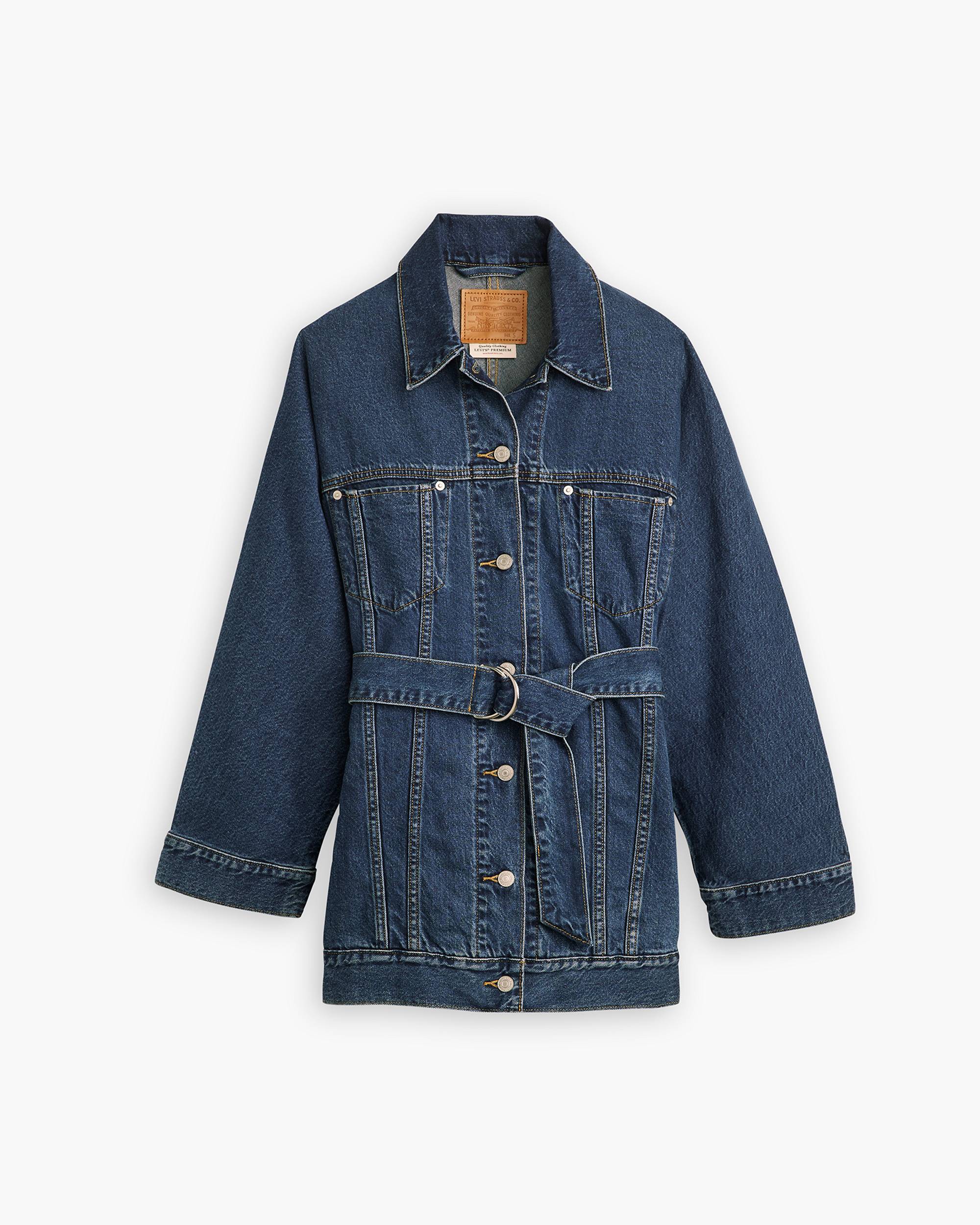 Belted Dolman Trucker Jacket - Dark Wash | Levi's® US Belted Dolman Trucker Jacket - Dark Wash | Levi's® US