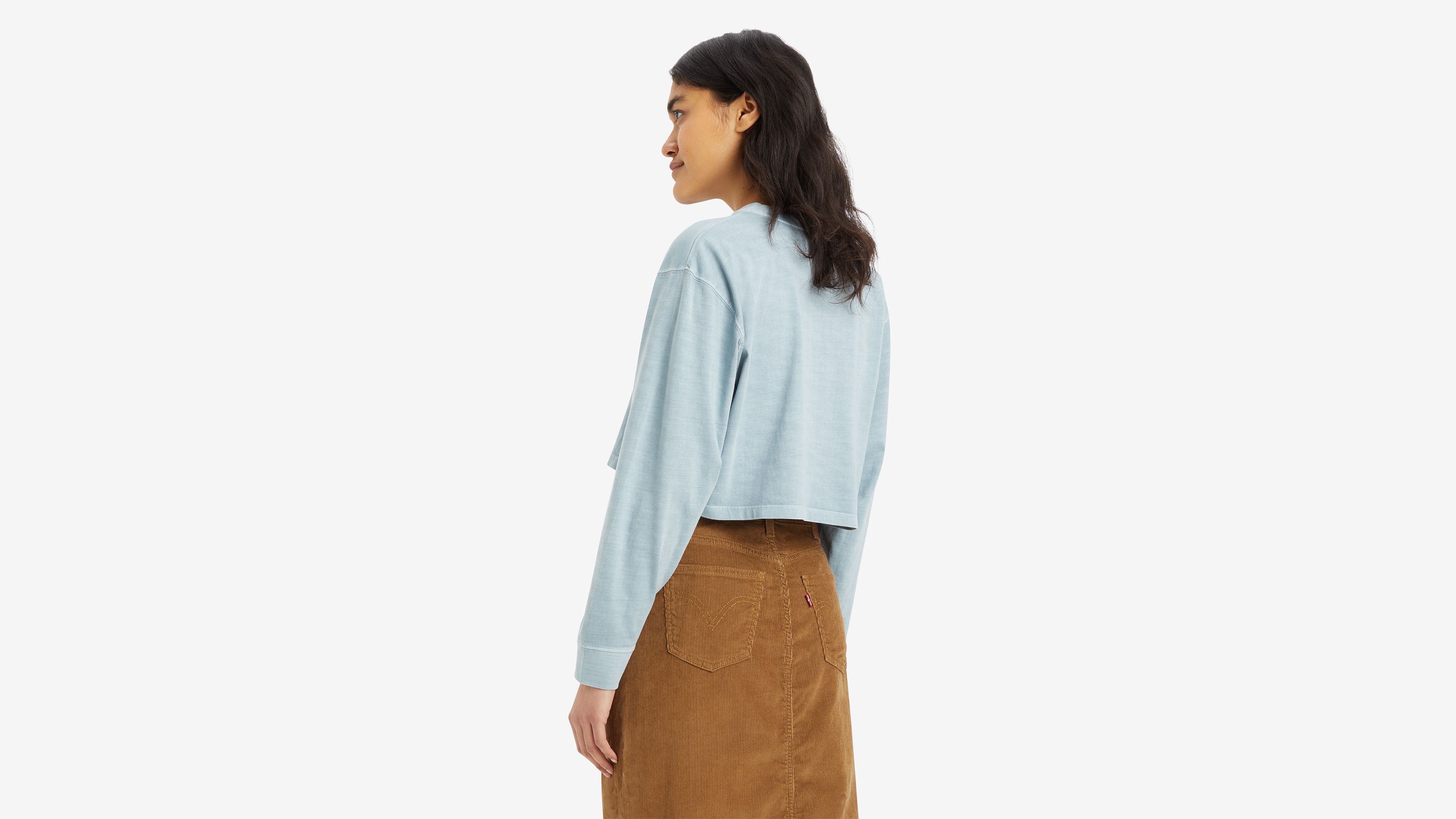 Cropped Long-Sleeve Football Tee 3