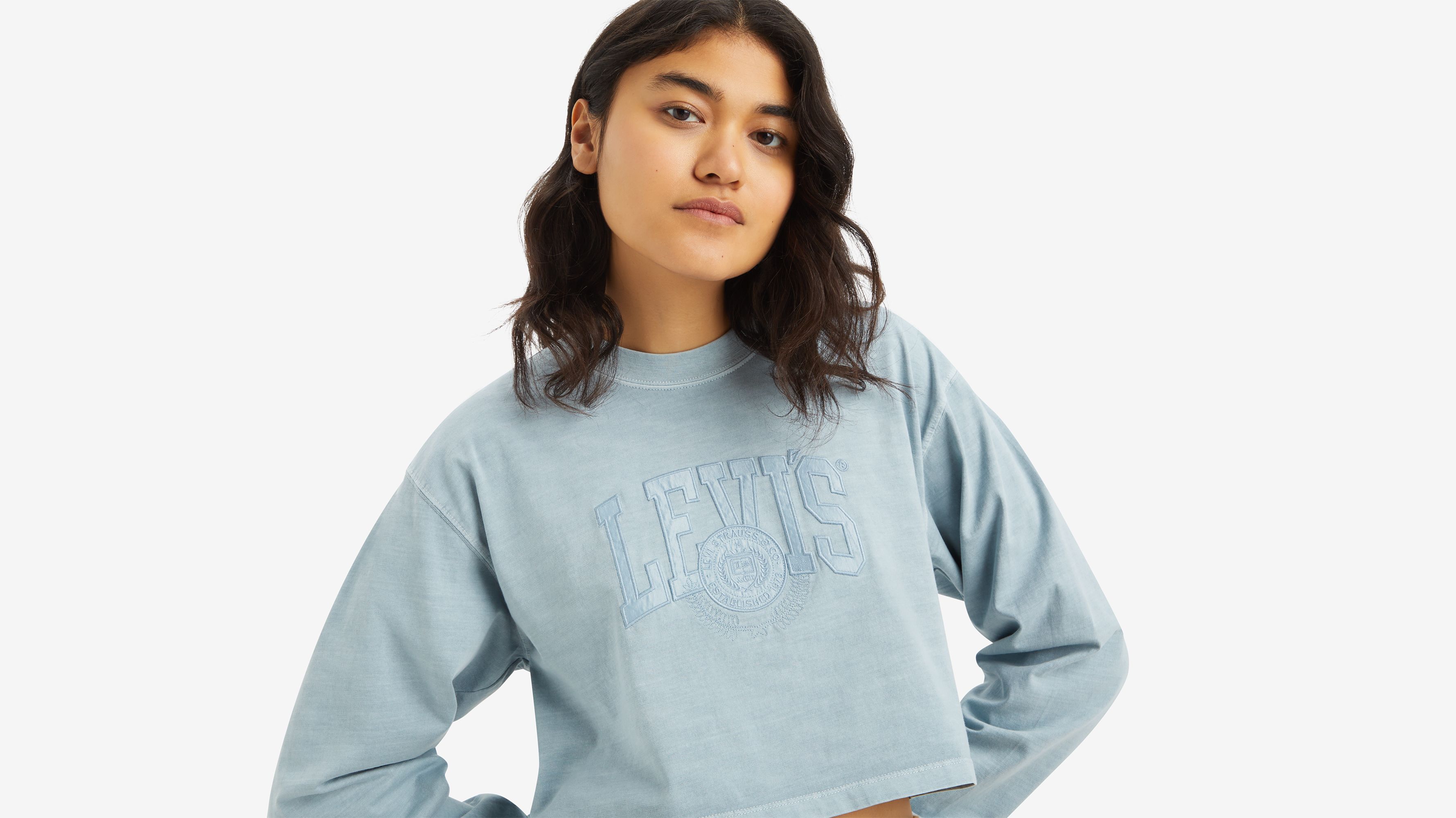 Cropped Long-Sleeve Football Tee 4