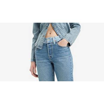 Afkortede 501® Original Split jeans 4
