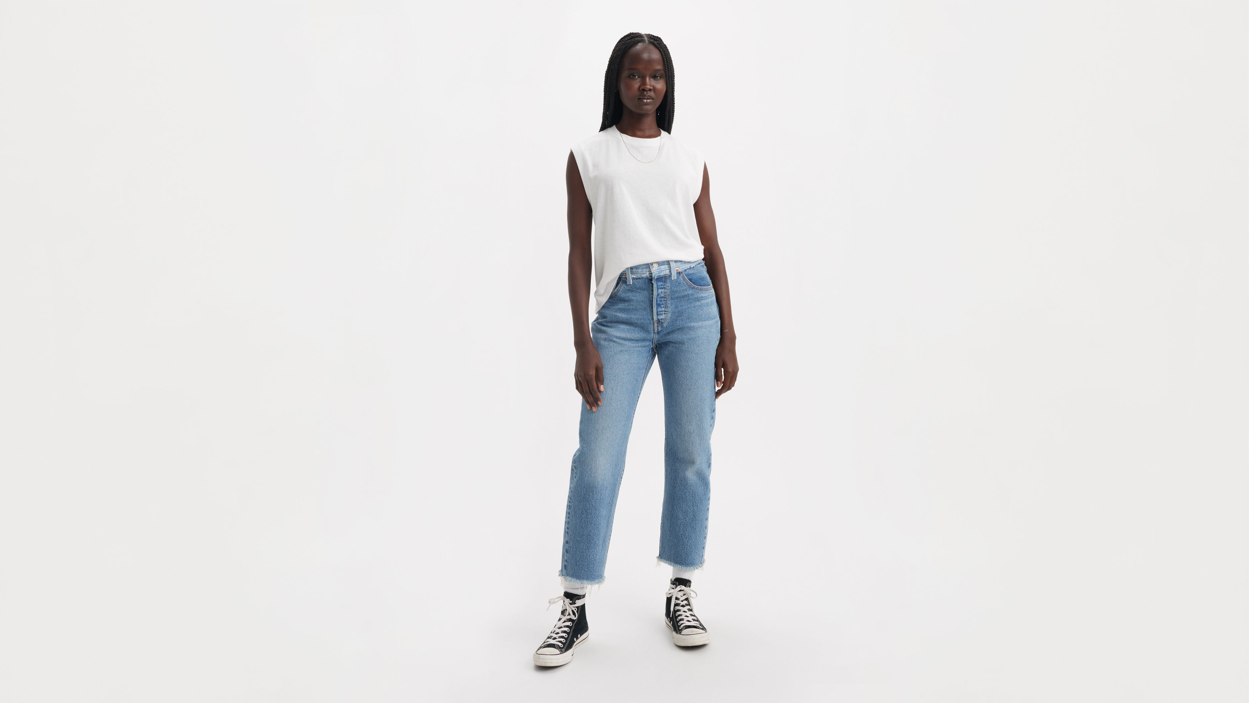 501® Original Split Cropped Jeans 1