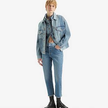 Jeans recortados 501® Original Split 1