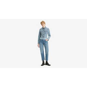 Croppade 501® Original Split-jeans 5
