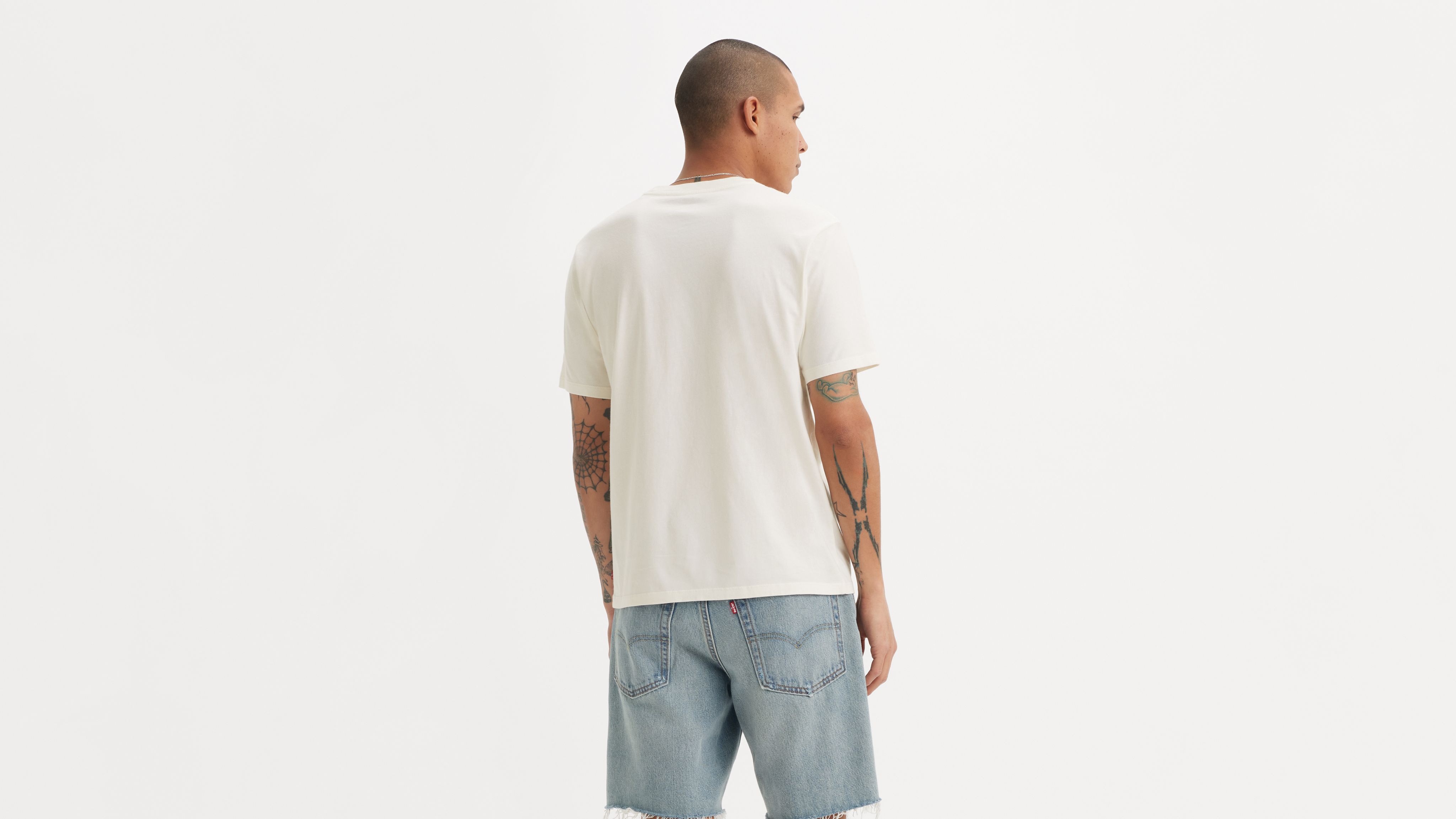Short Sleeve Retro Ringer T-shirt - White | Levi