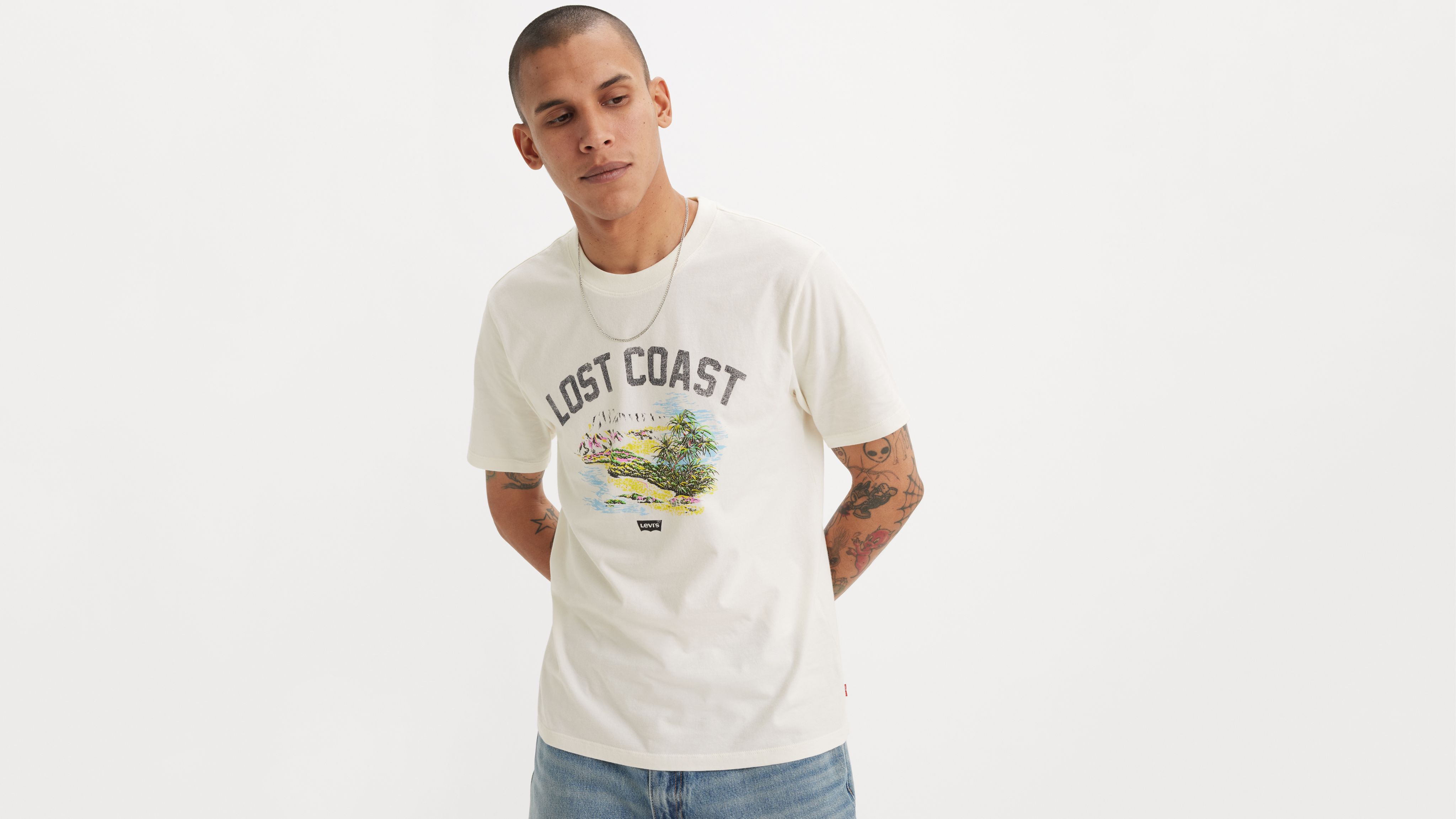 Short Sleeve Retro Ringer T-shirt - White | Levi's® US