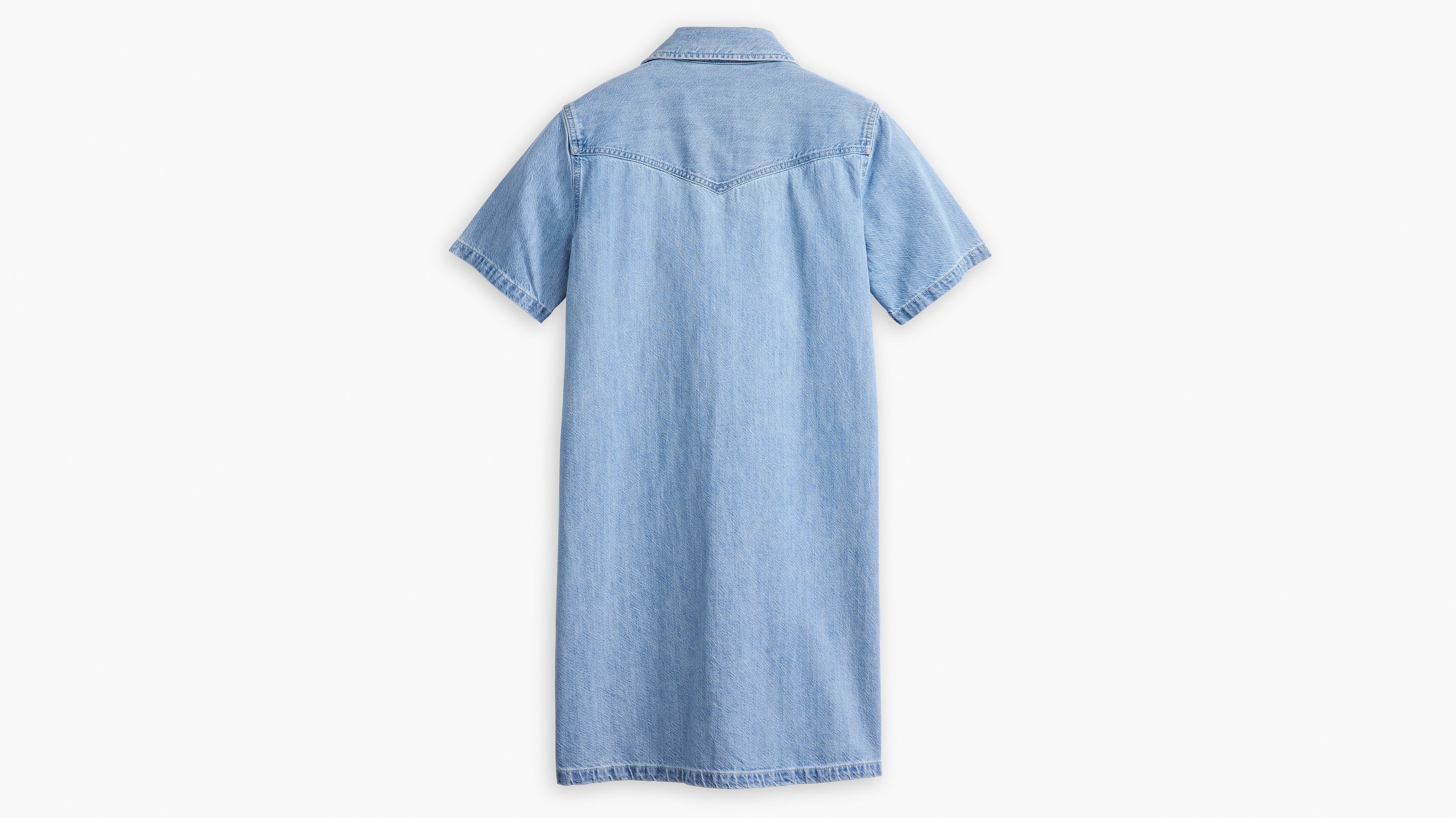 Louisa Short Sleeve Denim Dress 6