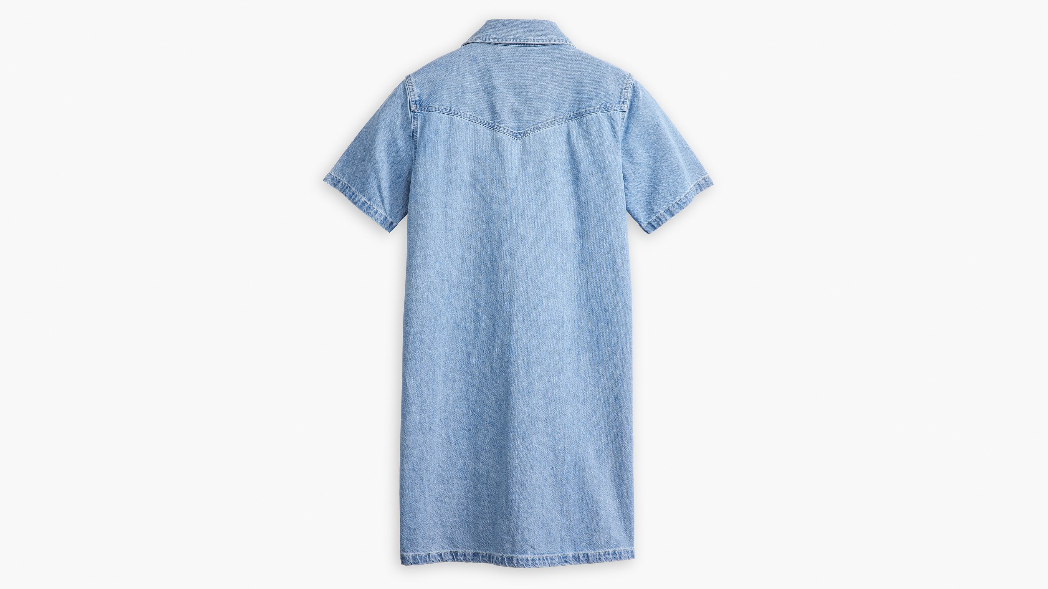 Louisa Short Sleeve Denim Dress