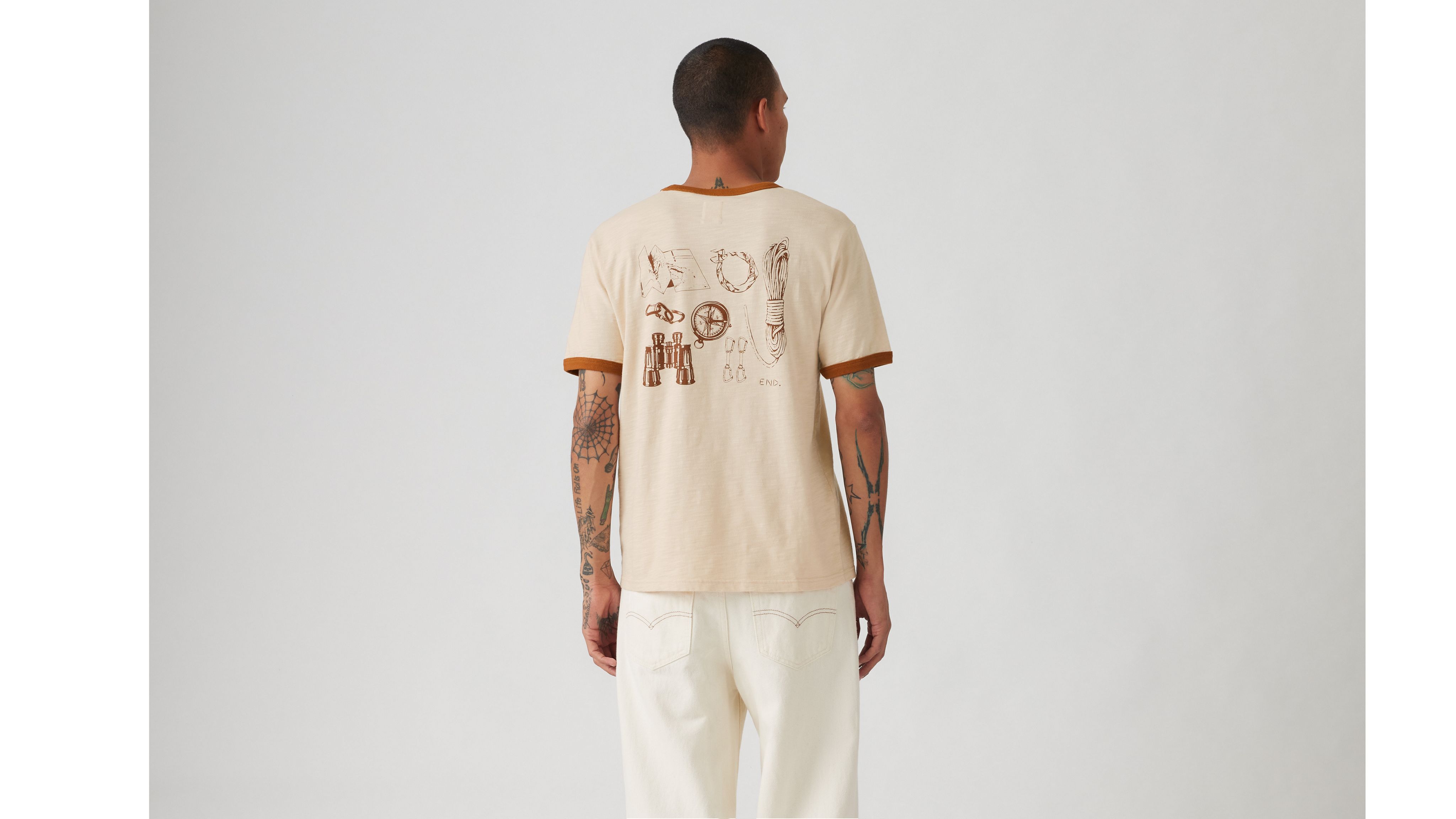 Levi's® X End. Ringer Tee - Cream | Levi's® AT