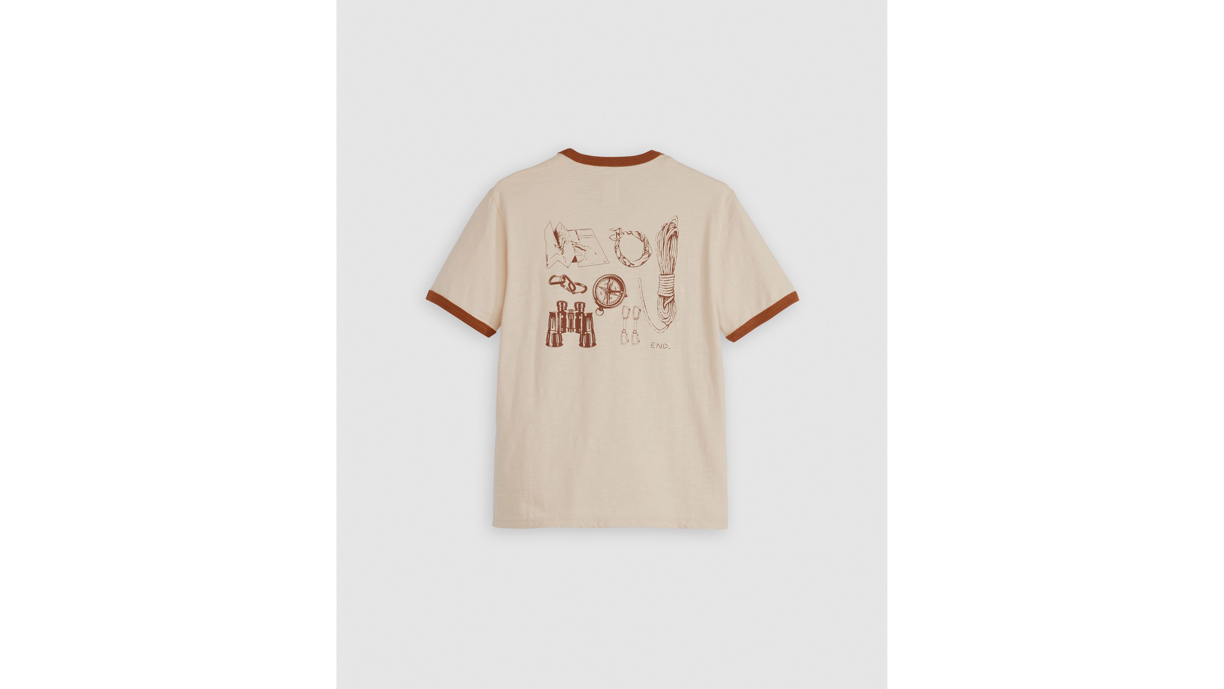 T-shirt Ringer Levi's® X End. - Kremowy | Levi's® PL