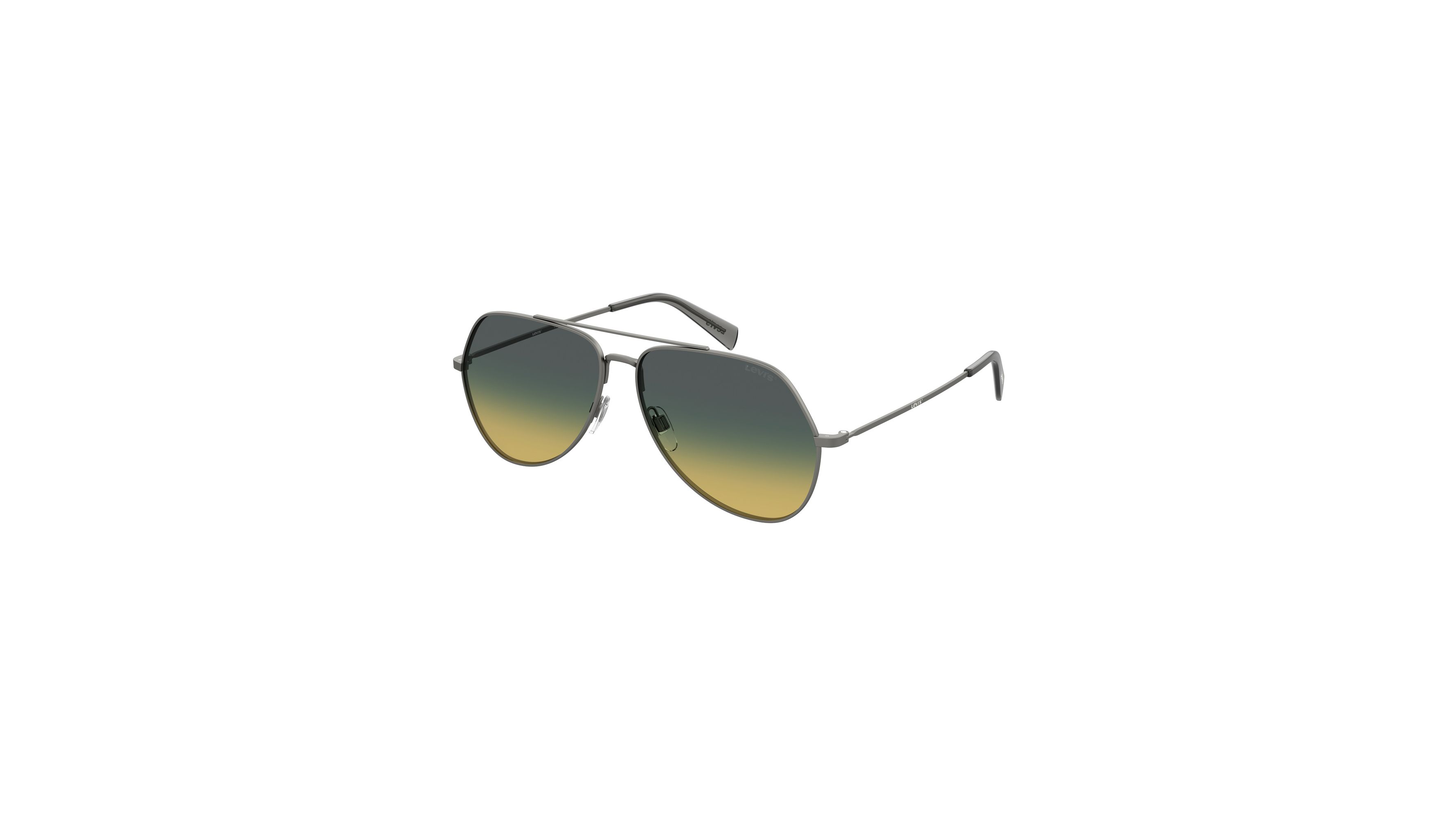 Green Aviator Sunglasses 1